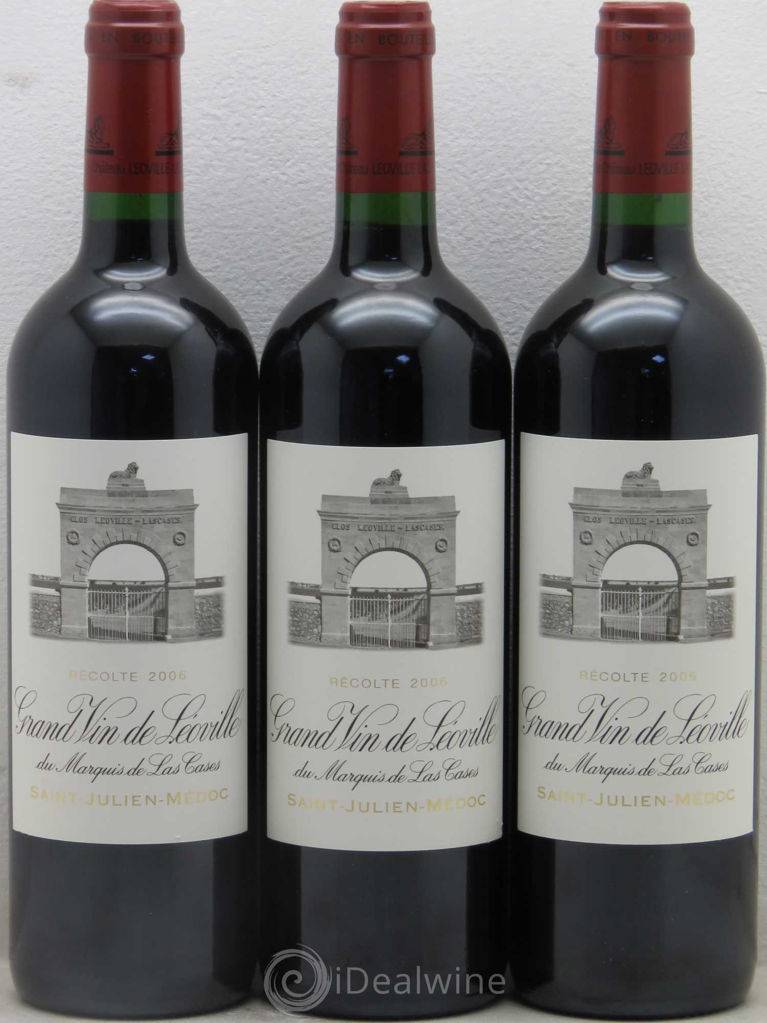 Château Léoville Las Cases 2ème Grand Cru Classé 2006 - Lot de 6 bouteilles - 1