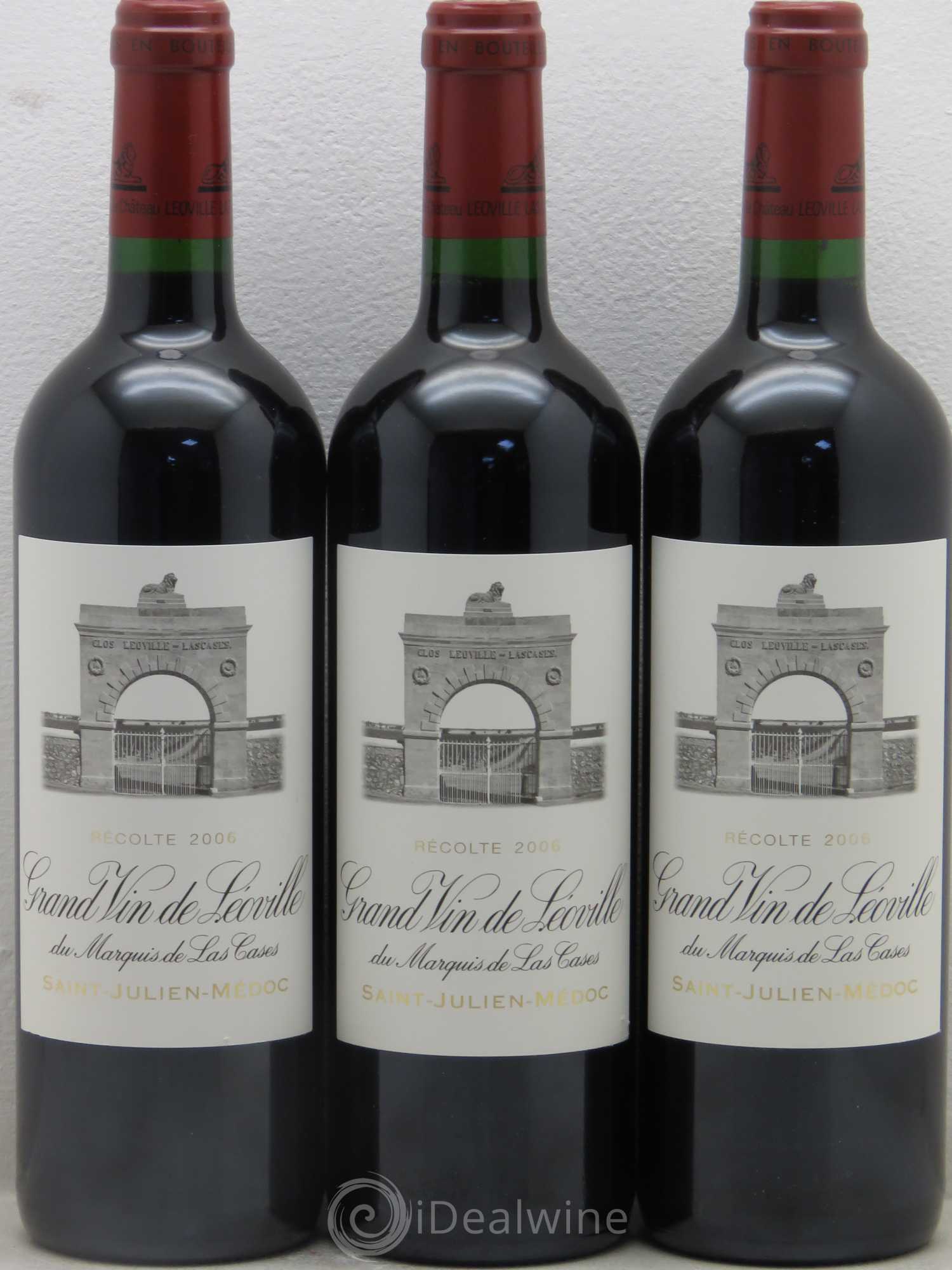 Château Léoville Las Cases 2ème Grand Cru Classé 2006 - Lot de 6 bouteilles - 2