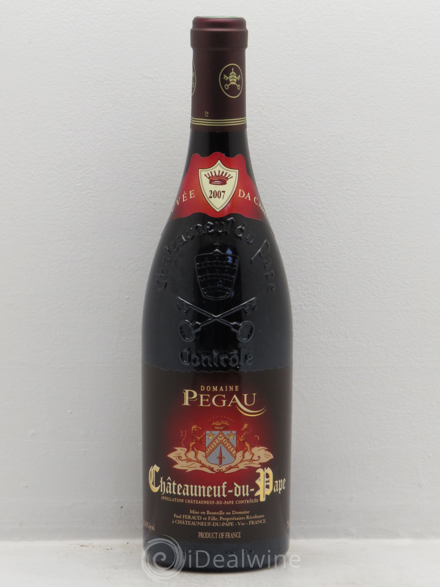 Châteauneuf-du-Pape Domaine du Pégau Cuvée Da Capo Paul et Laurence Féraud 2007 - Lot de 1 bouteille - 0