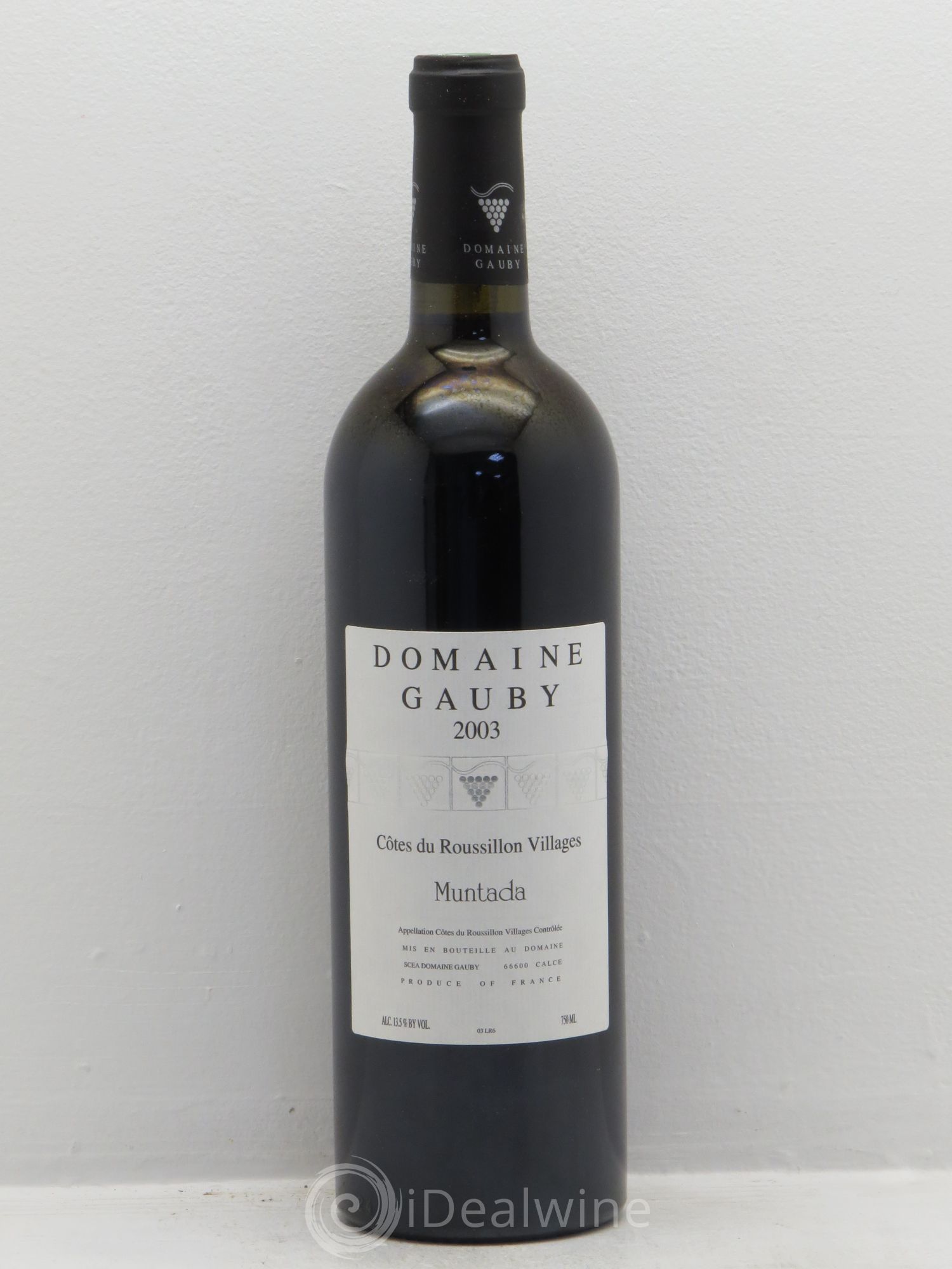 Côtes Catalanes (anciennement Côtes du Roussillon Villages) La Muntada Gauby (Domaine) 2003 - Lot de 6 bouteilles - 0