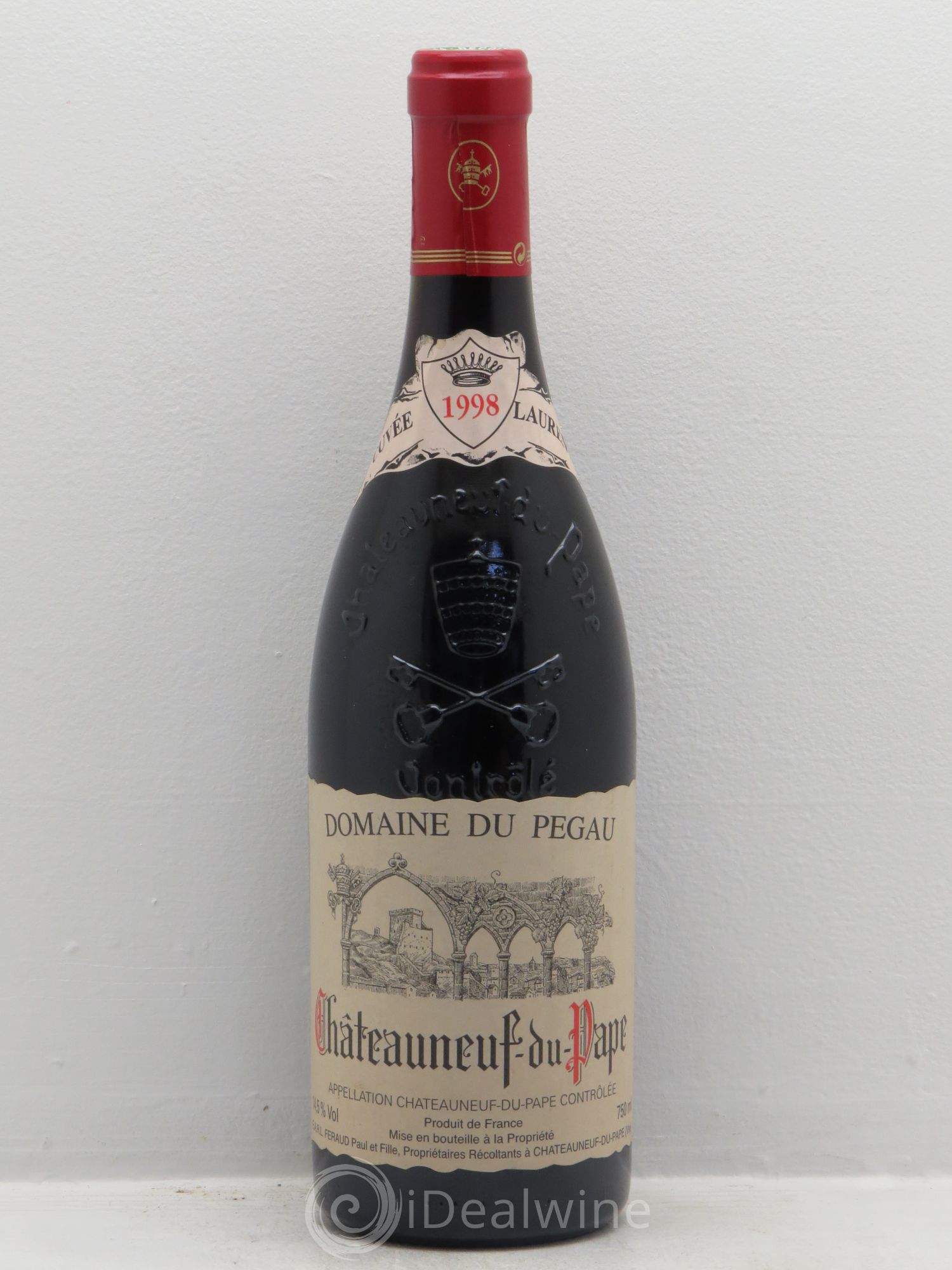 Châteauneuf-du-Pape Domaine du Pégau Cuvée Laurence Paul et Laurence Féraud 1998 - Lot de 1 bouteille - 0