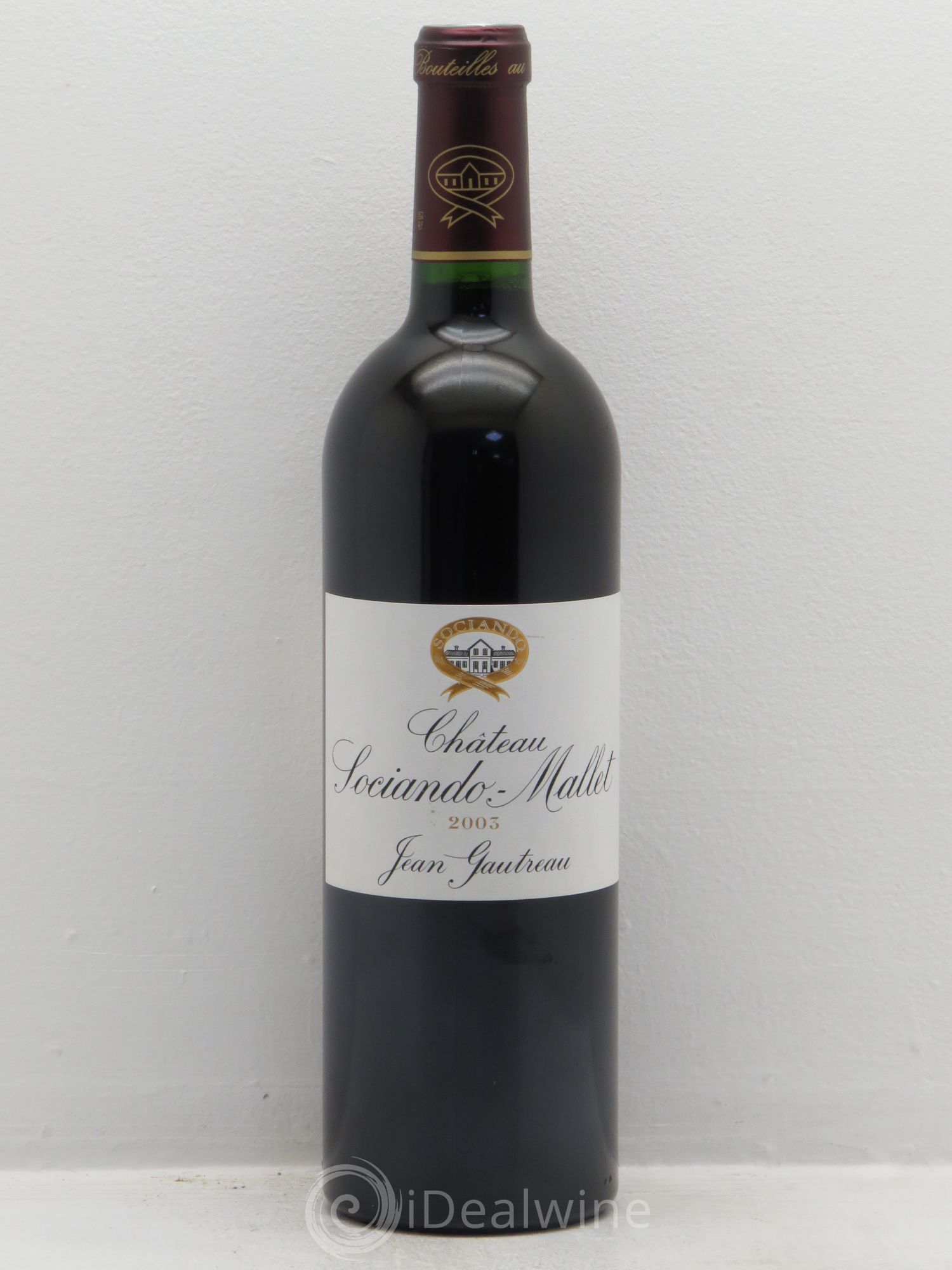 Château Sociando Mallet 2003 - Lot de 6 bouteilles - 0