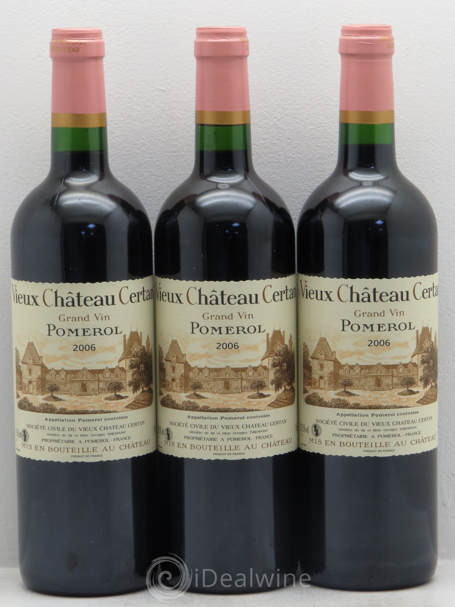 Vieux Château Certan 2006 - Lot de 3 bouteilles - 0