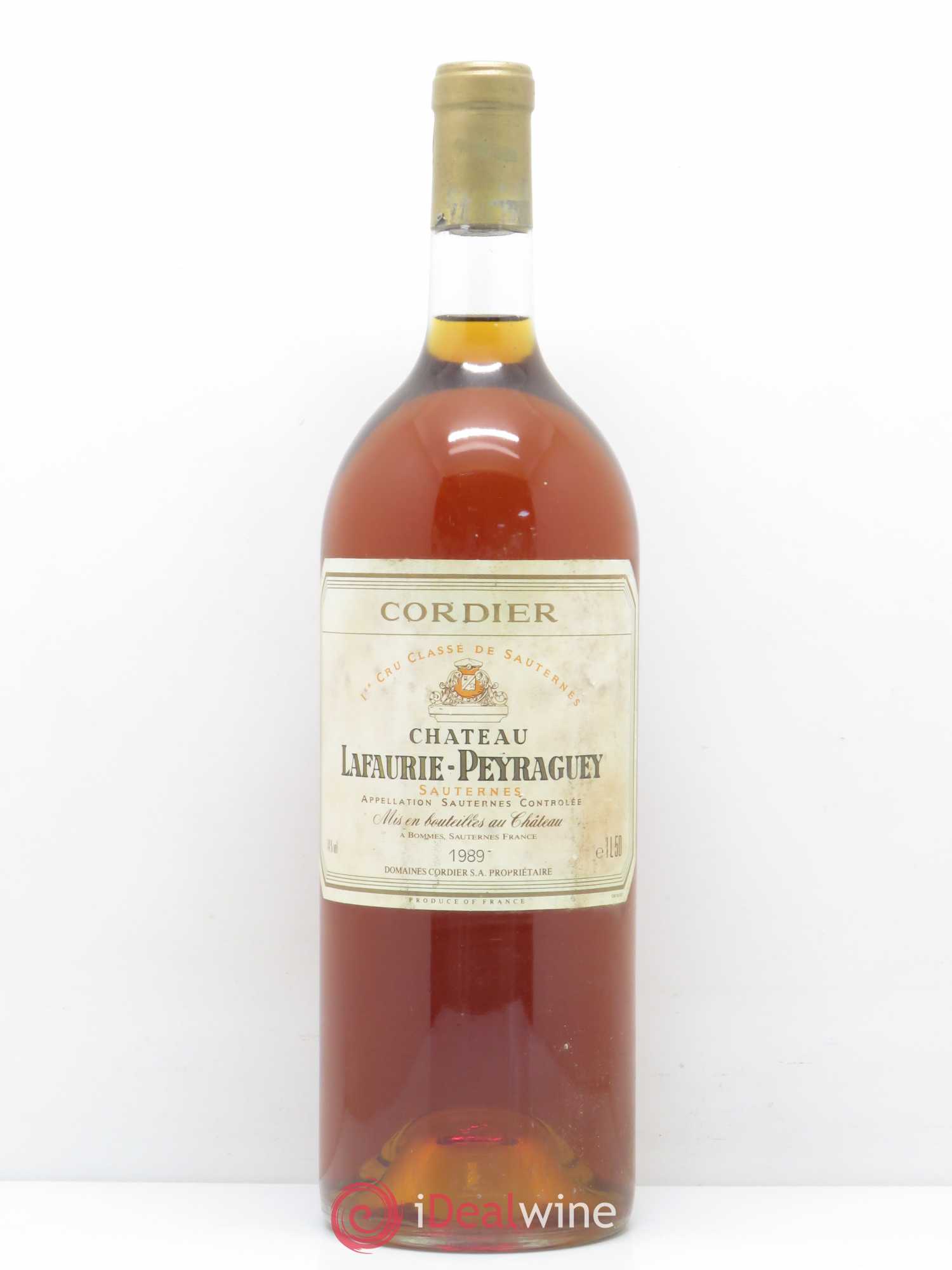 Château Lafaurie-Peyraguey 1er Grand Cru Classé 1989 - Lotto di 1 magnum - 0