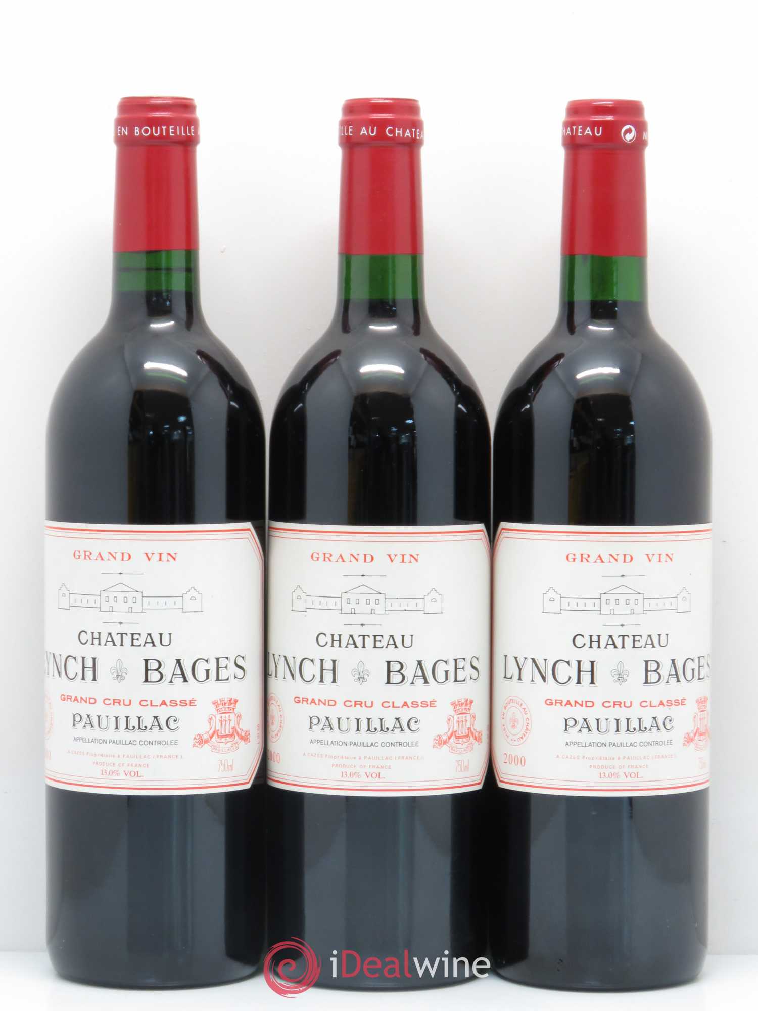Château Lynch Bages 5ème Grand Cru Classé 2000 - Lot de 6 bouteilles - 2