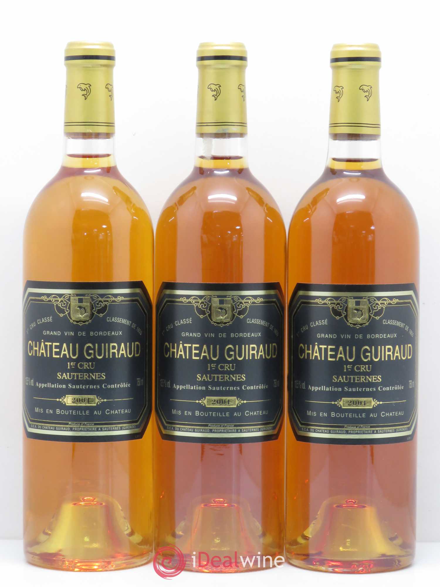 Château Guiraud 1er Grand Cru Classé 2001 - Lotto di 12 bottiglie - 3
