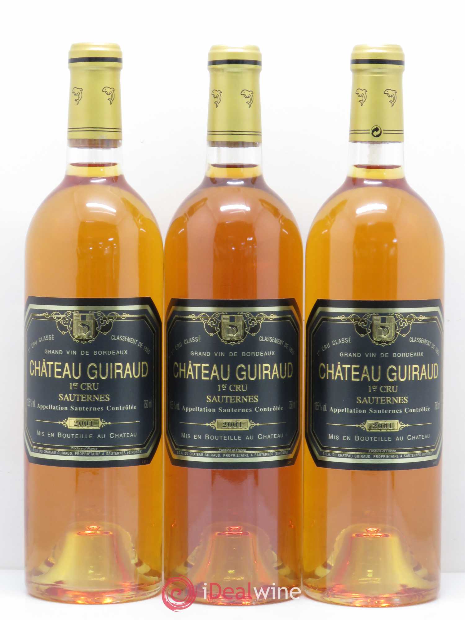 Château Guiraud 1er Grand Cru Classé 2001 - Lotto di 12 bottiglie - 4