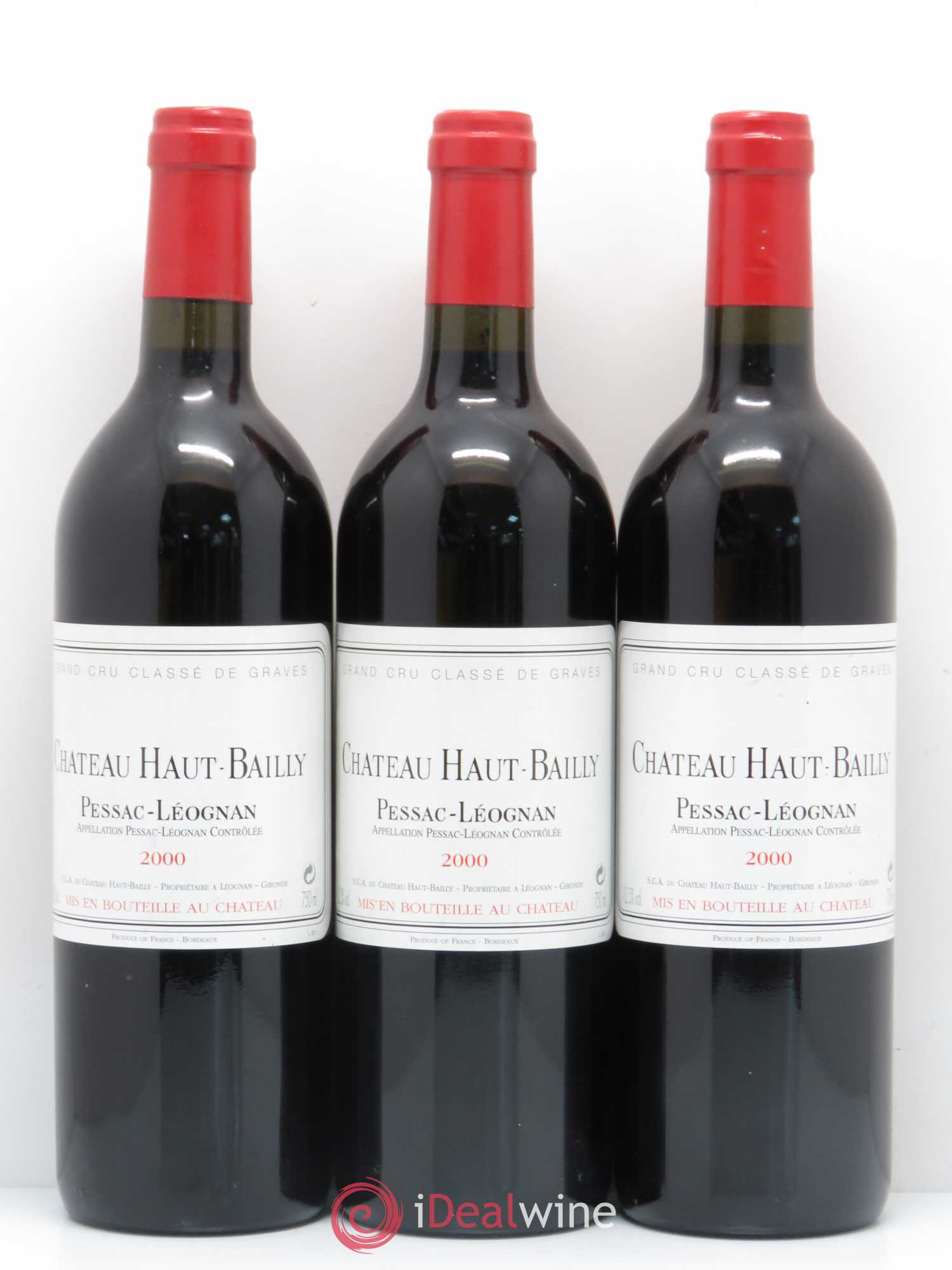 Château Haut-Bailly Cru Classé de Graves 2000 - Lot de 6 bouteilles - 2