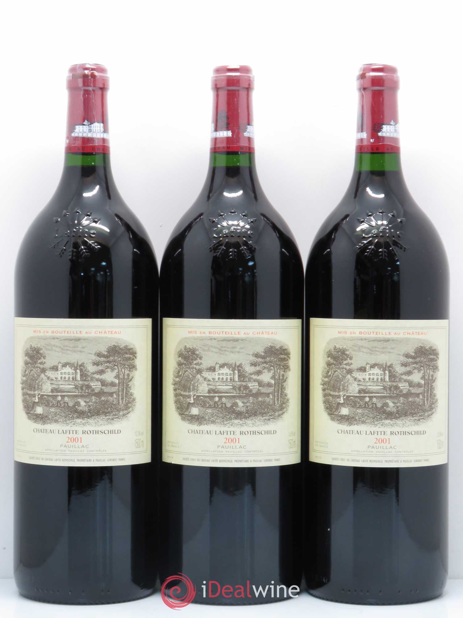 Château Lafite Rothschild 1er Grand Cru Classé 2001 - Posten von 6 Magnum - 1