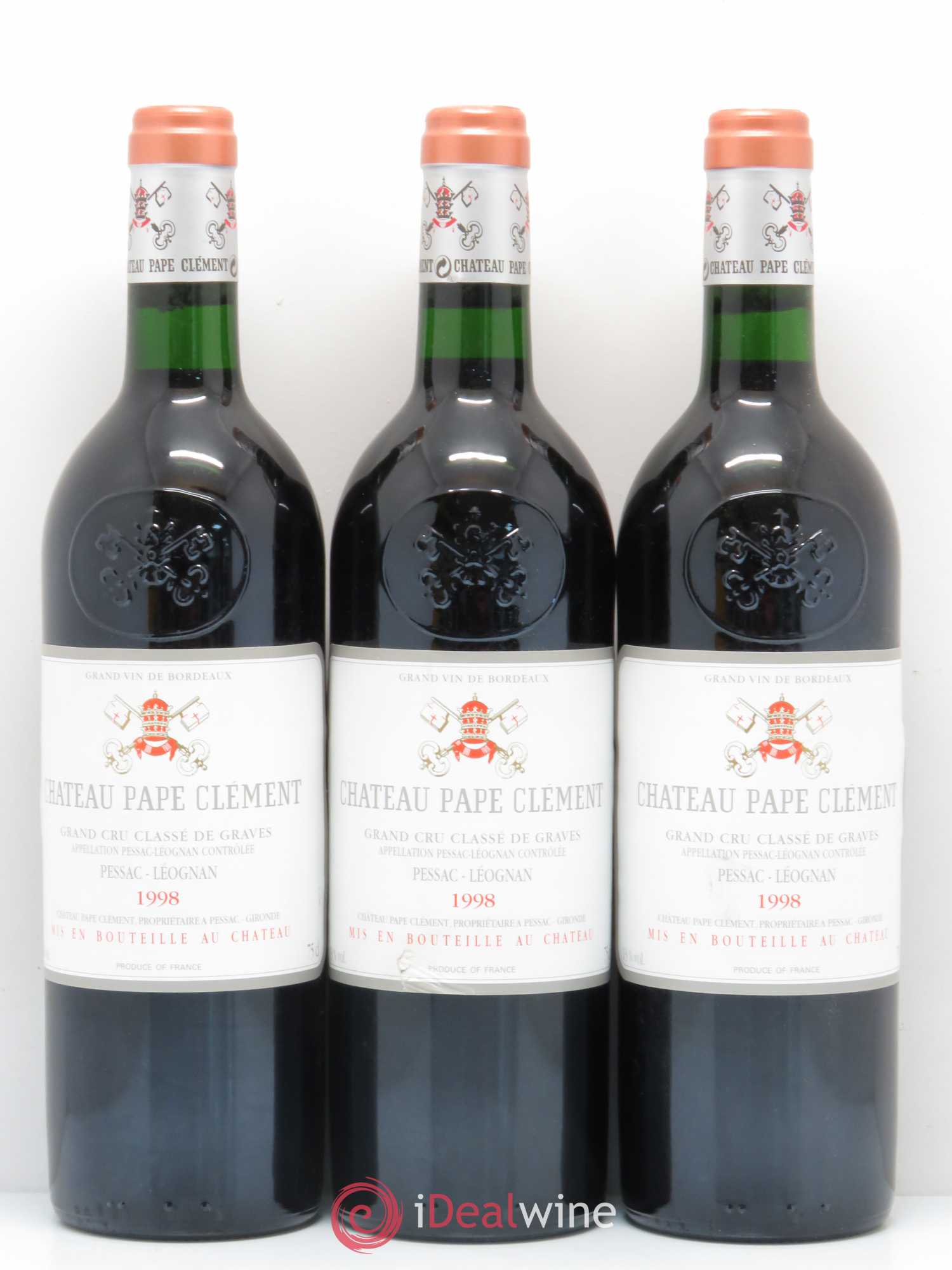 Château Pape Clément Cru Classé de Graves 1998 - Lot de 6 bouteilles - 2