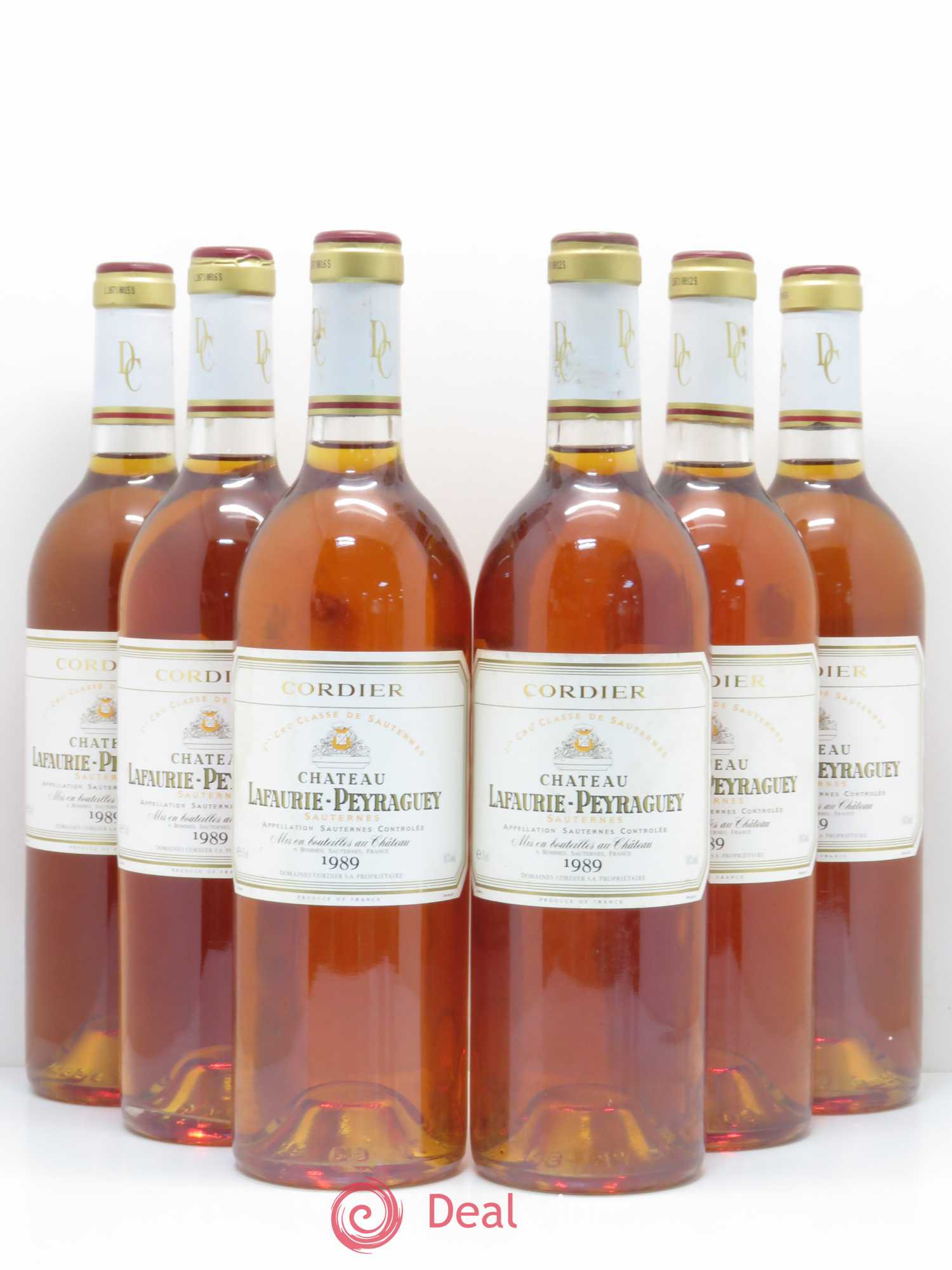 Château Lafaurie-Peyraguey 1er Grand Cru Classé 1989 - Lotto di 6 bottiglie - 0
