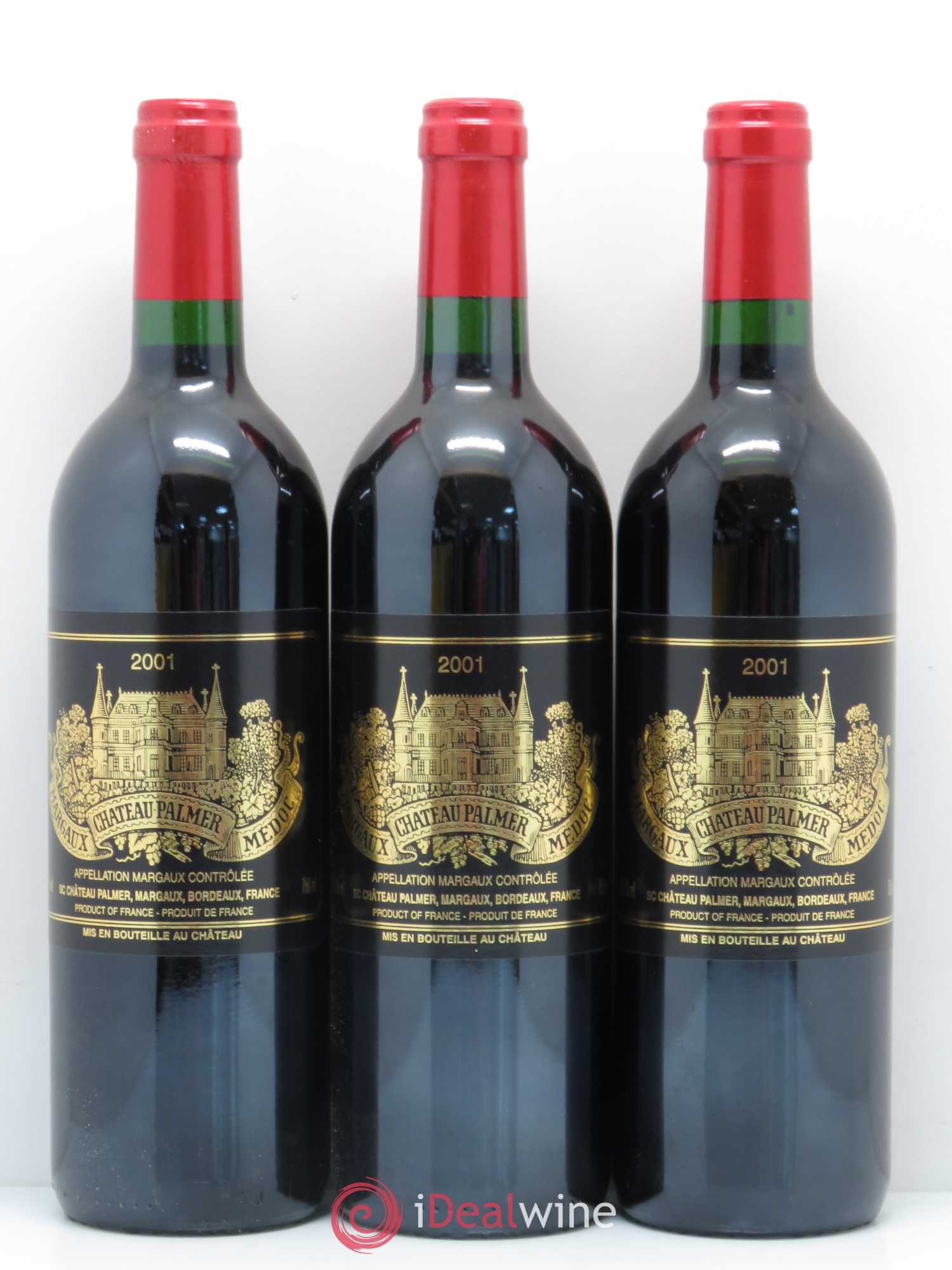 Château Palmer 3ème Grand Cru Classé 2001 - Lot de 6 bouteilles - 1