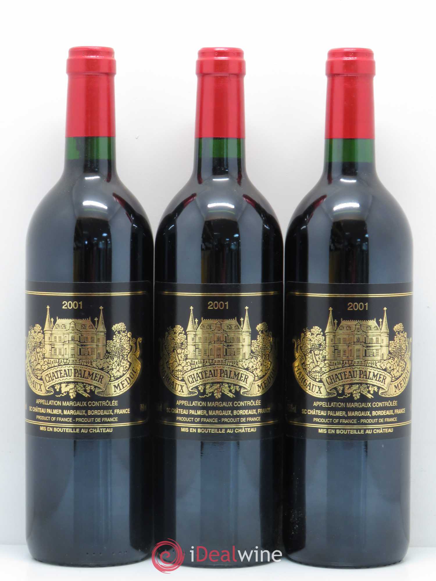 Château Palmer 3ème Grand Cru Classé 2001 - Lot de 6 bouteilles - 3