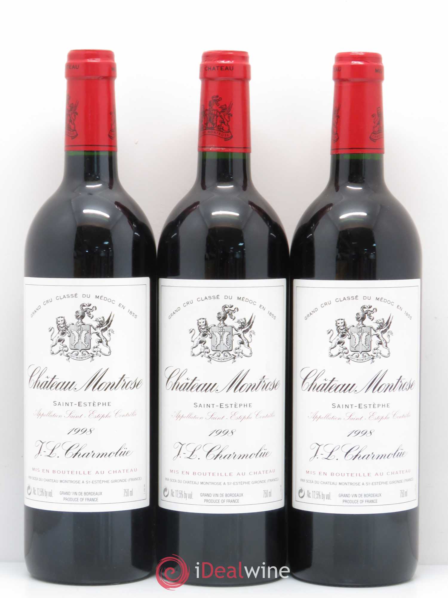 Château Montrose 2ème Grand Cru Classé 1998 - Lot de 6 bouteilles - 2