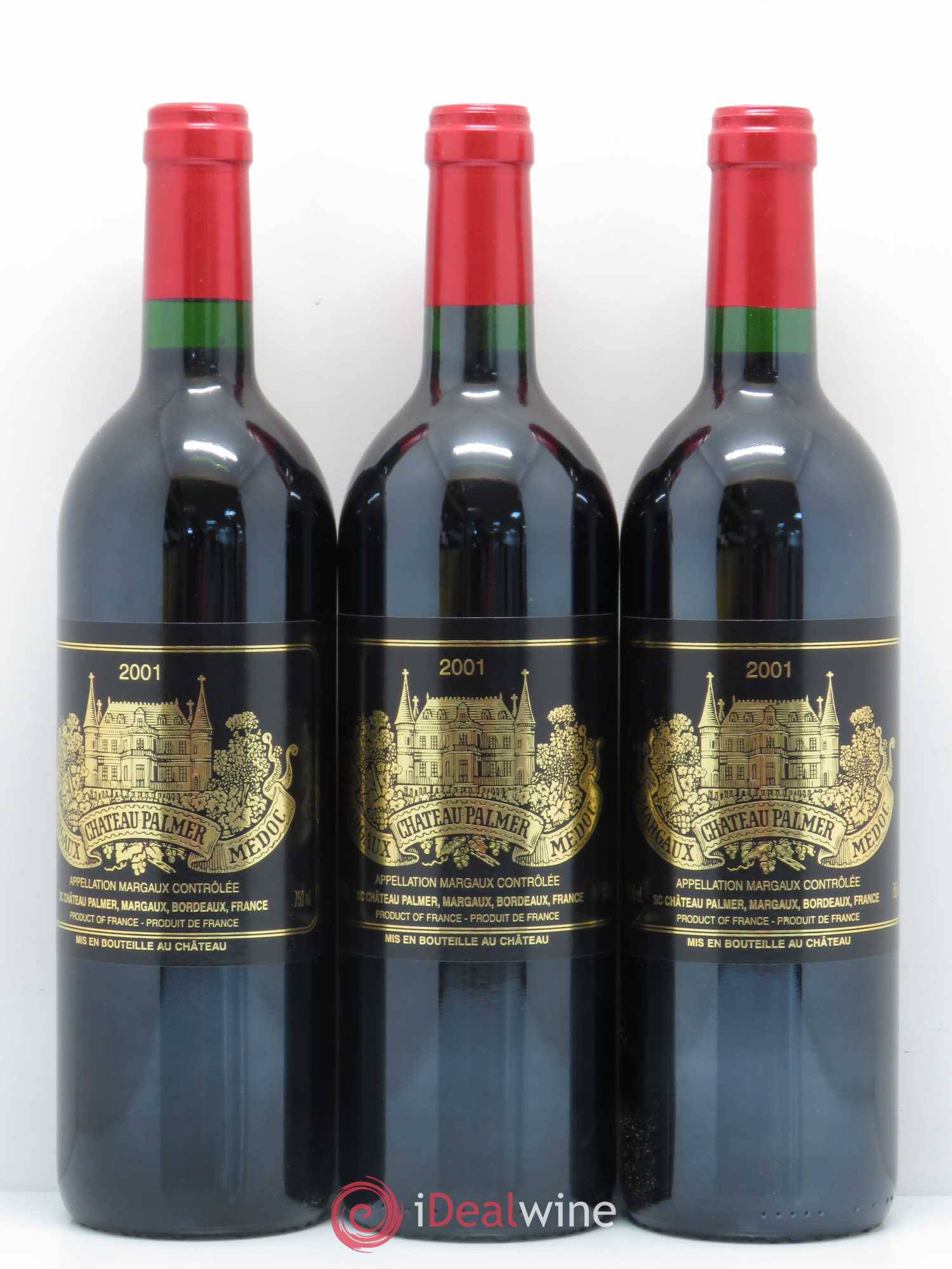 Château Palmer 3ème Grand Cru Classé 2001 - Lot de 6 bouteilles - 1