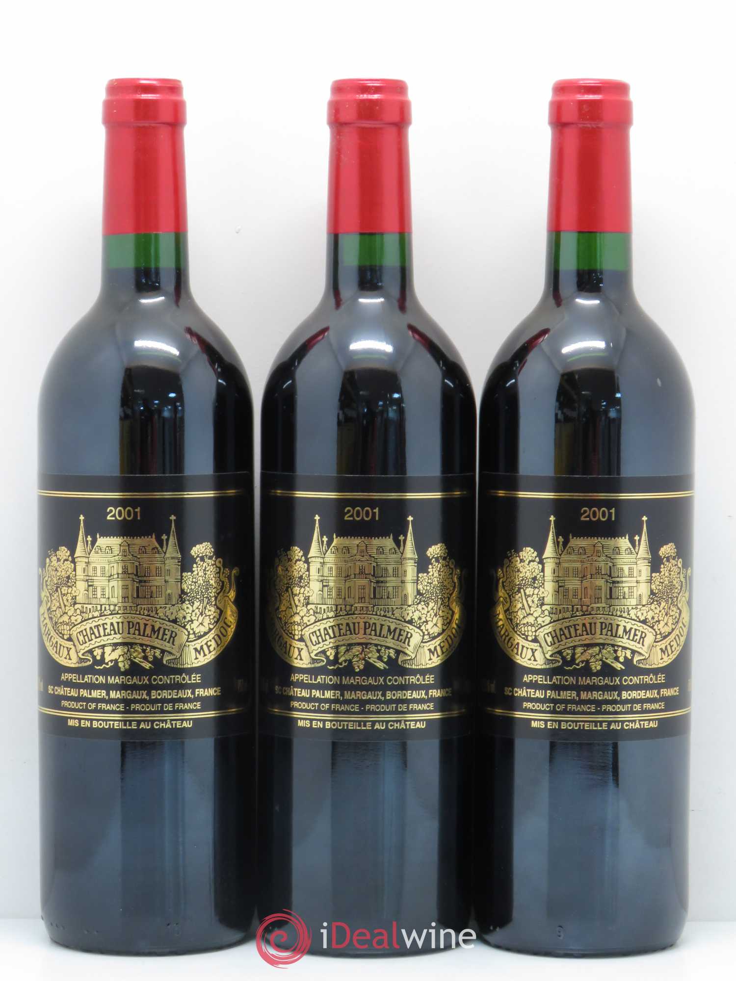Château Palmer 3ème Grand Cru Classé 2001 - Lot de 6 bouteilles - 3
