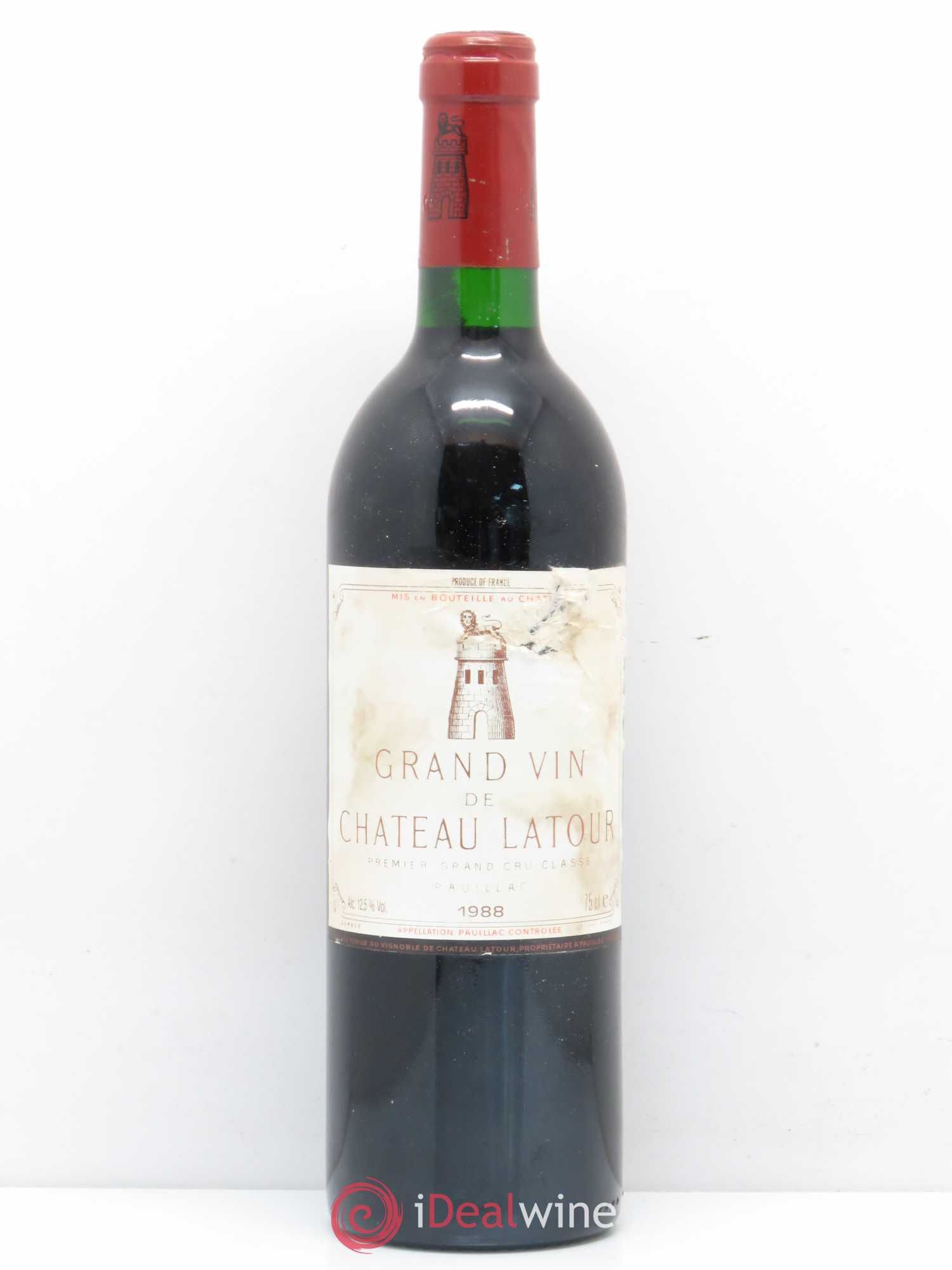 Château Latour 1er Grand Cru Classé 1988 - Lot de 1 bouteille - 0