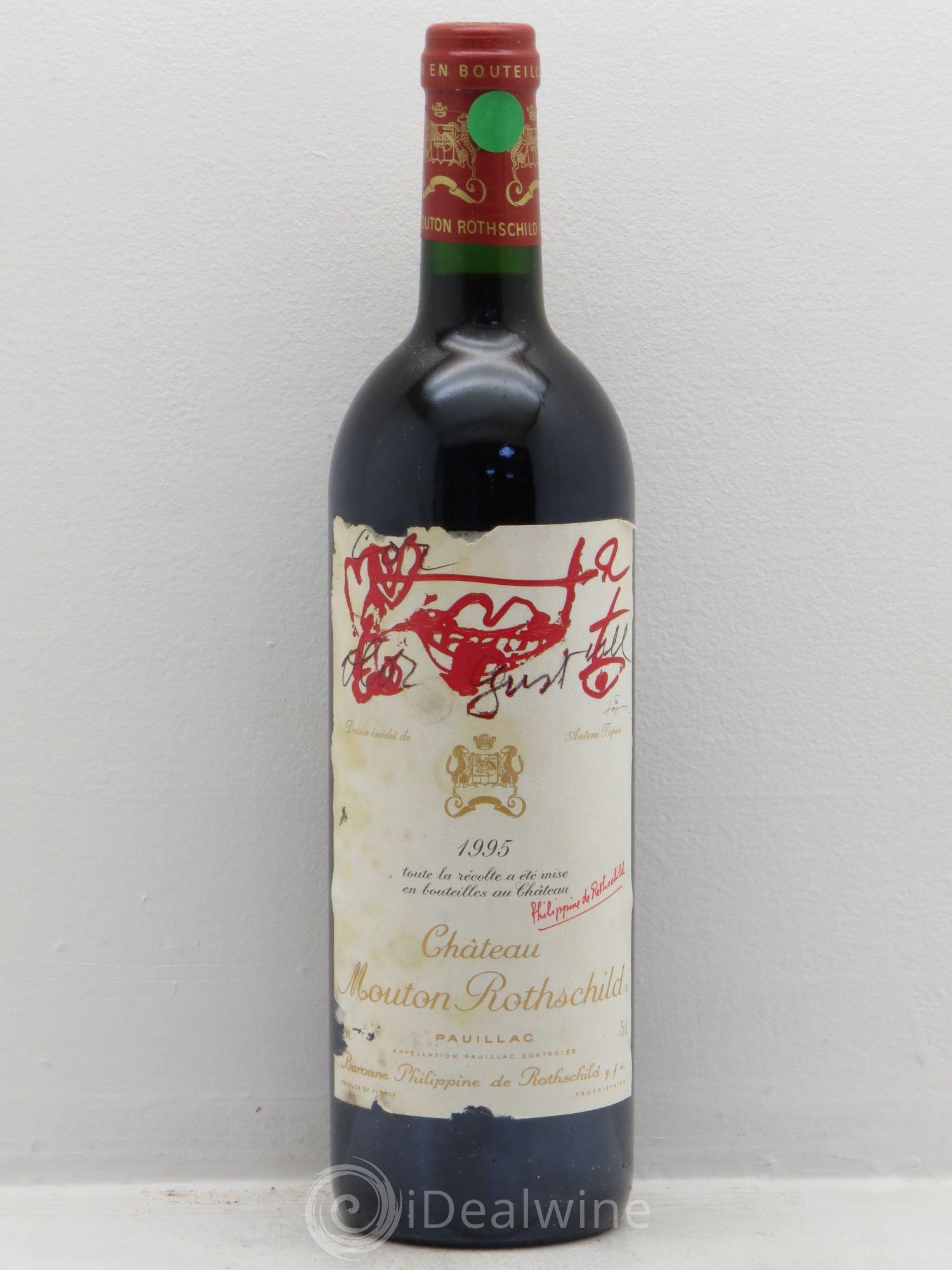Château Mouton Rothschild 1er Grand Cru Classé 1995 - Lot de 1 bouteille - 0