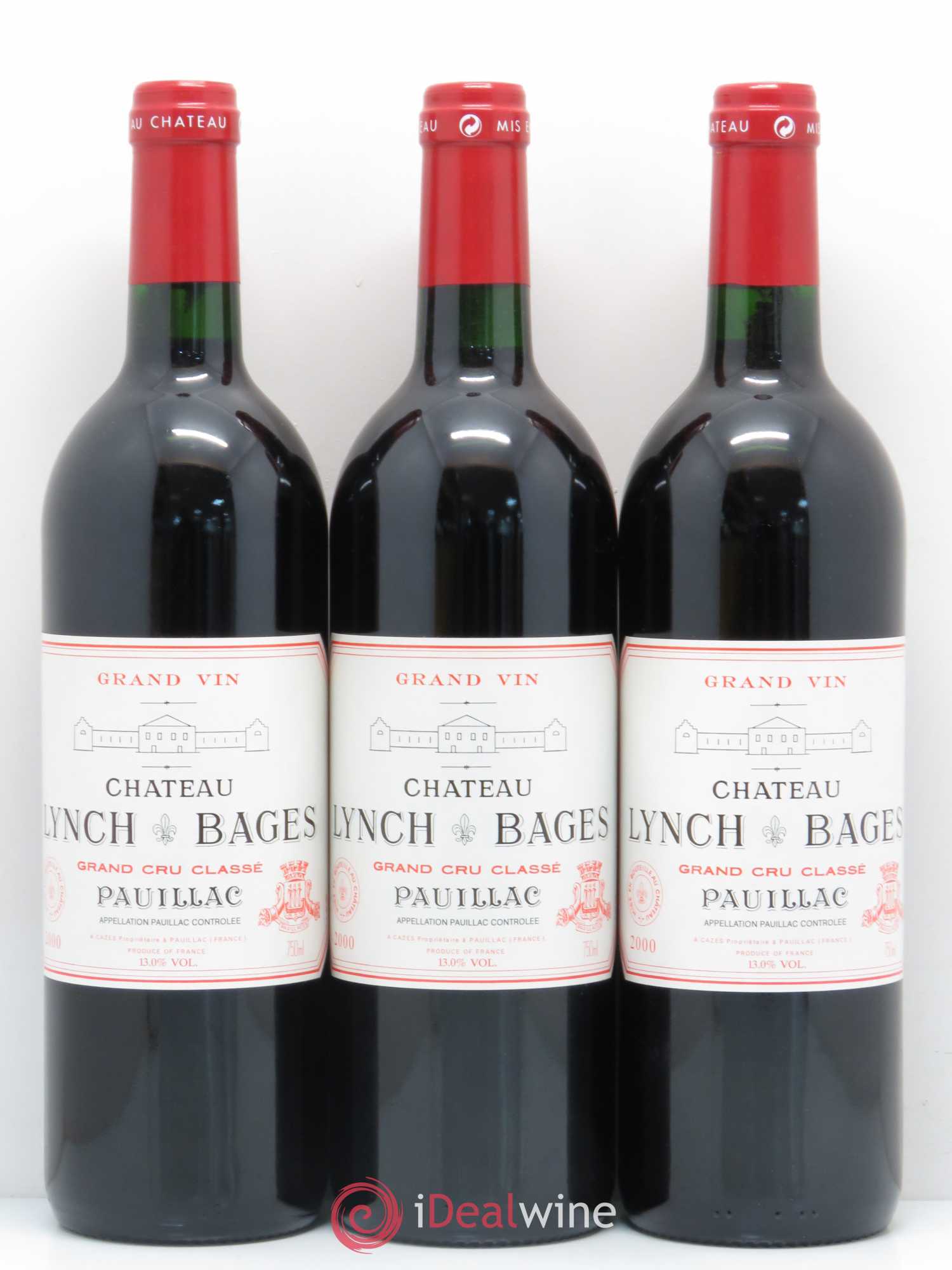 Château Lynch Bages 5ème Grand Cru Classé 2000 - Lot de 12 bouteilles - 3