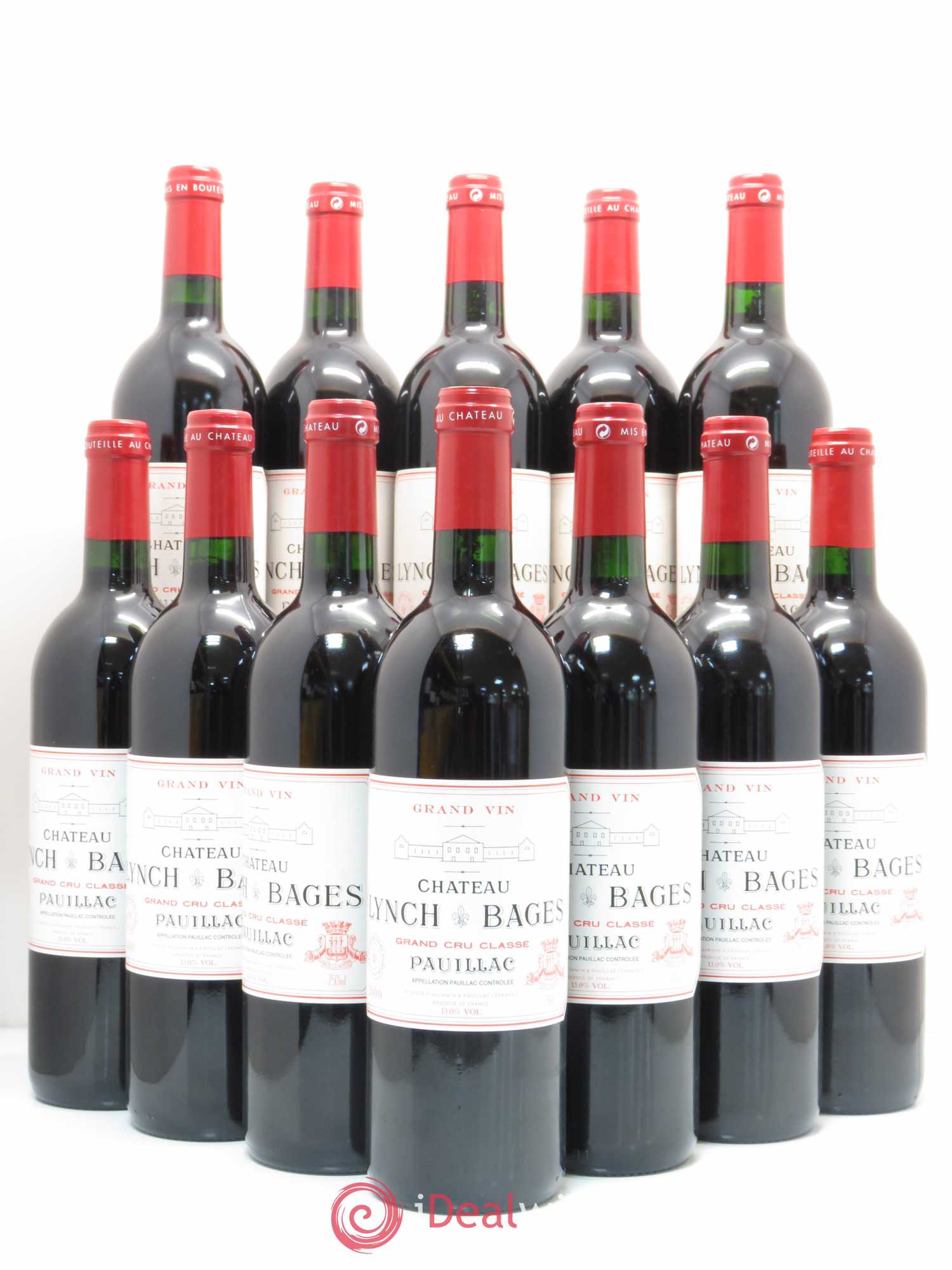 Château Lynch Bages 5ème Grand Cru Classé 2000 - Lot de 12 bouteilles - 0