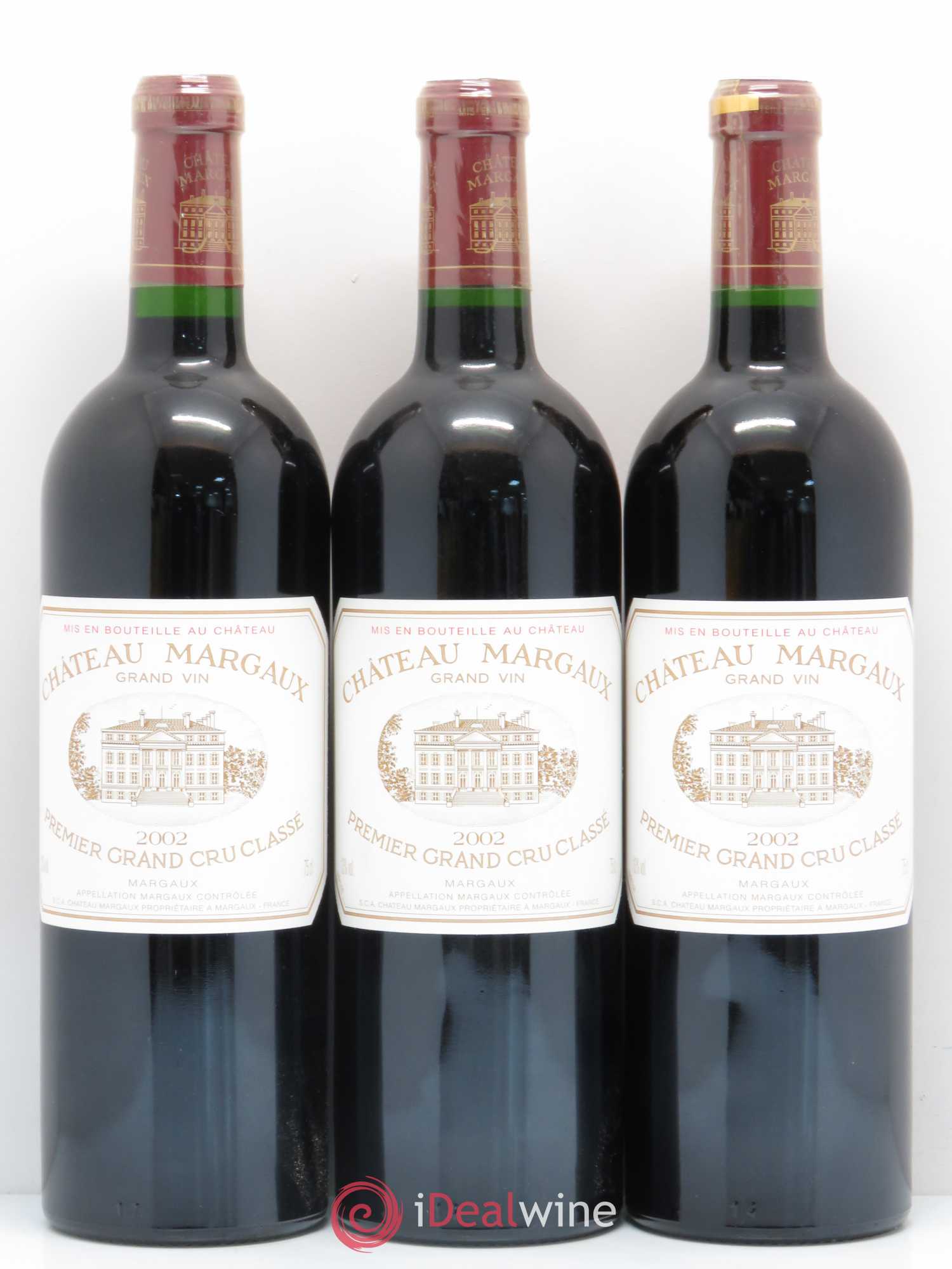 Château Margaux 1er Grand Cru Classé 2002 - Lot de 6 bouteilles - 1