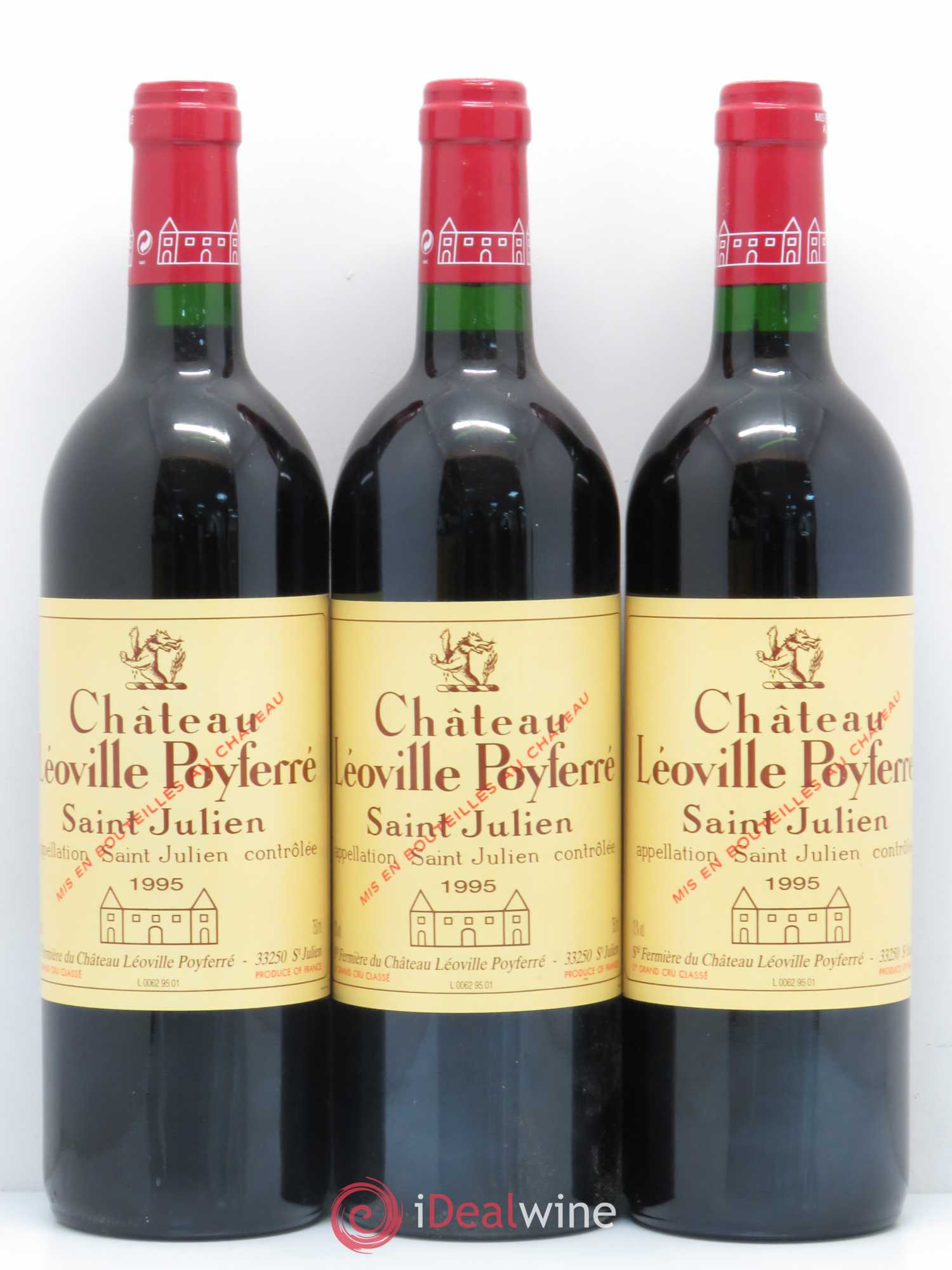 Château Léoville Poyferré 2ème Grand Cru Classé 1995 - Lot de 12 bouteilles - 2