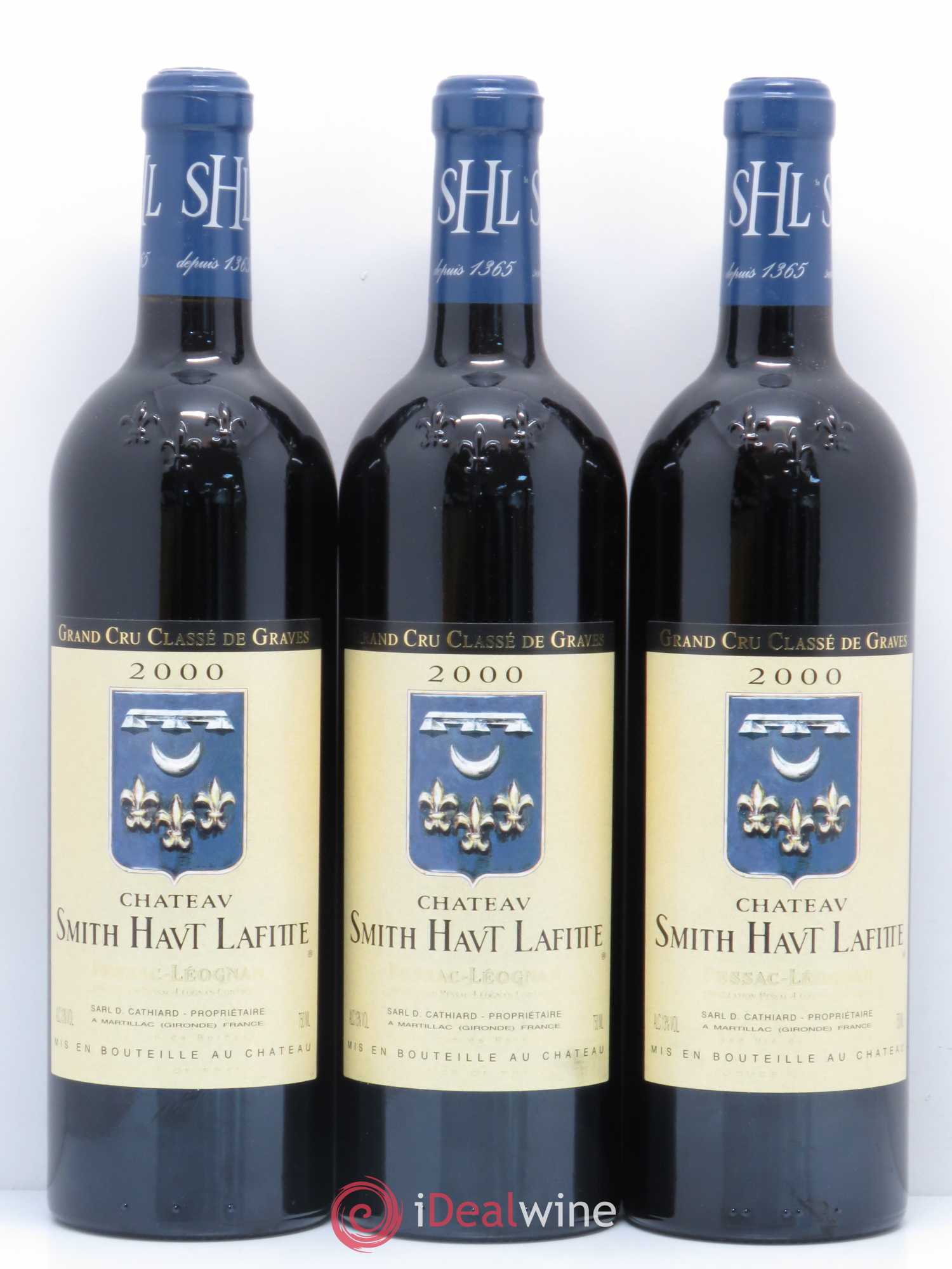 Château Smith Haut Lafitte Cru Classé de Graves 2000 - Lot de 12 bouteilles - 1