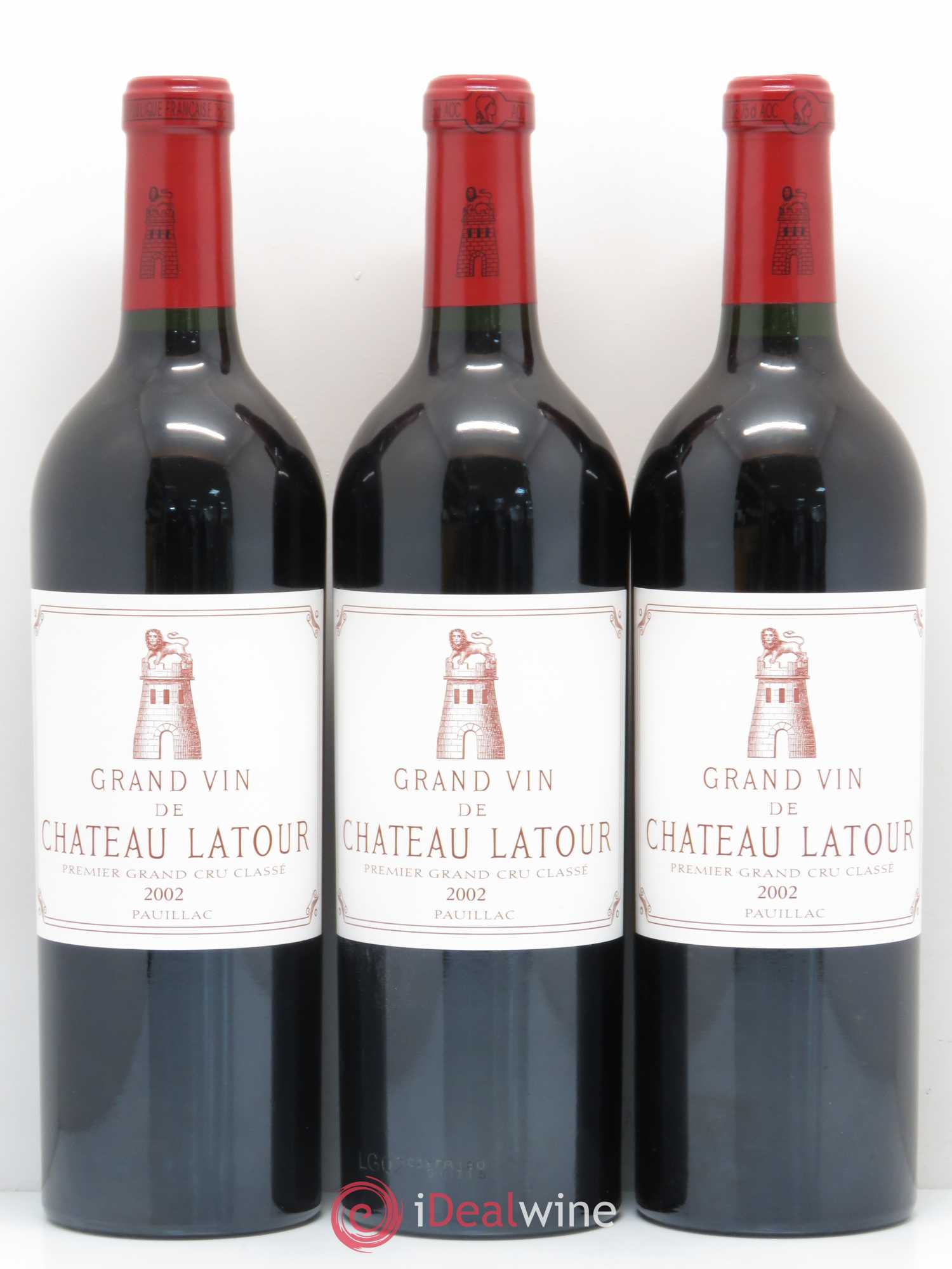 Château Latour 1er Grand Cru Classé 2002 - Lot de 12 bouteilles - 1