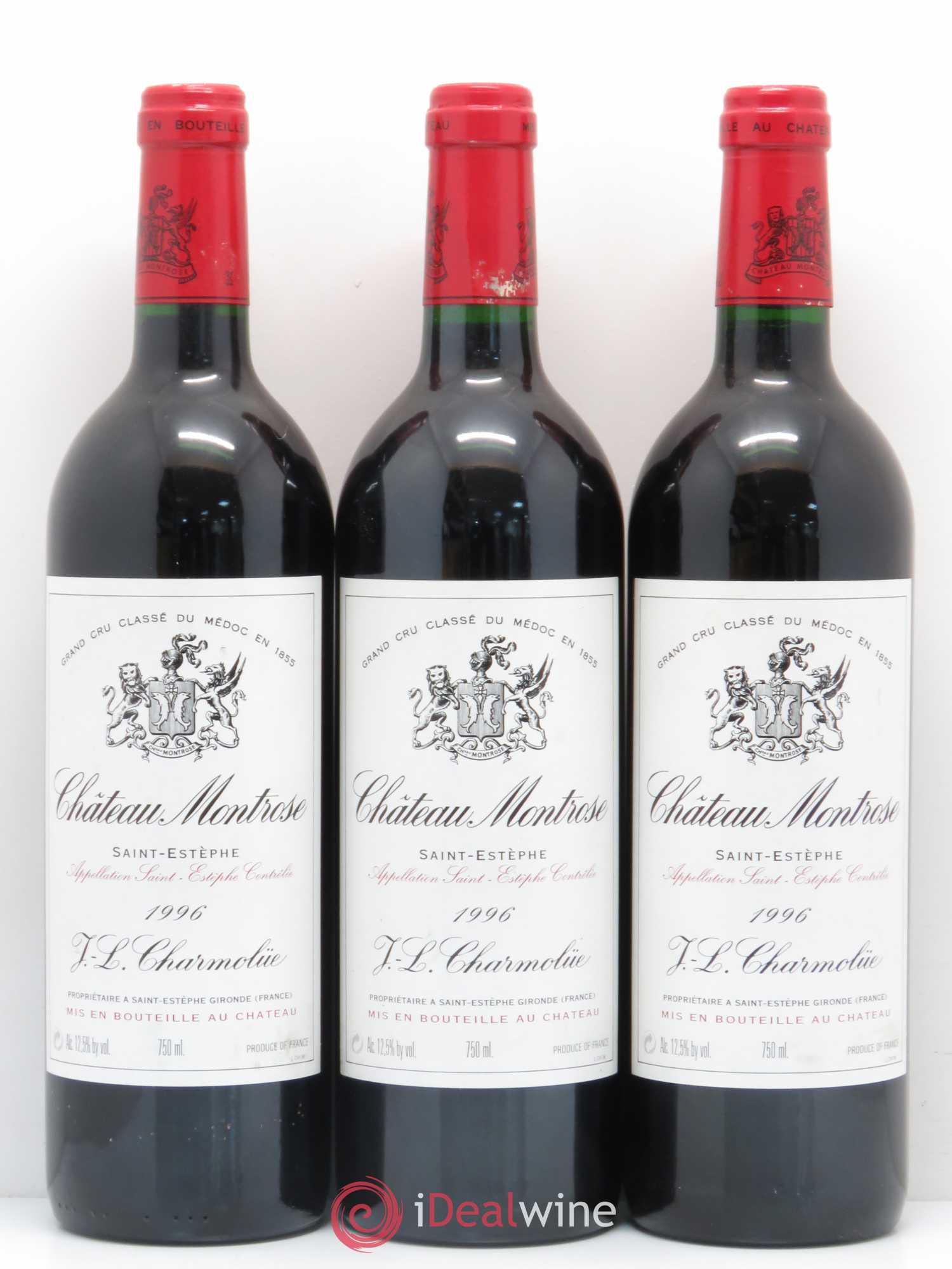 Château Montrose 2ème Grand Cru Classé 1996 - Lot de 6 bouteilles - 2