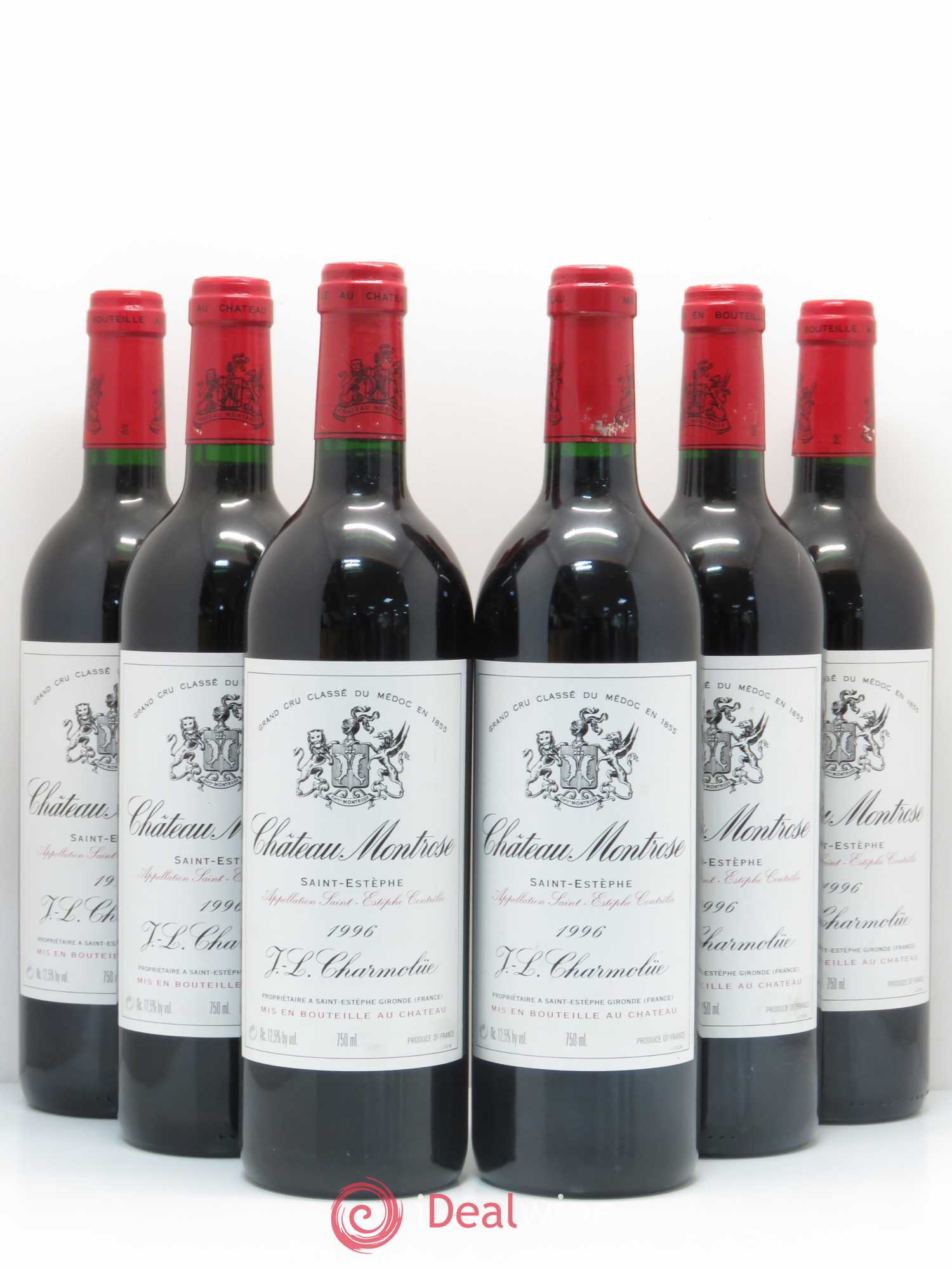 Château Montrose 2ème Grand Cru Classé 1996 - Lot de 6 bouteilles - 0