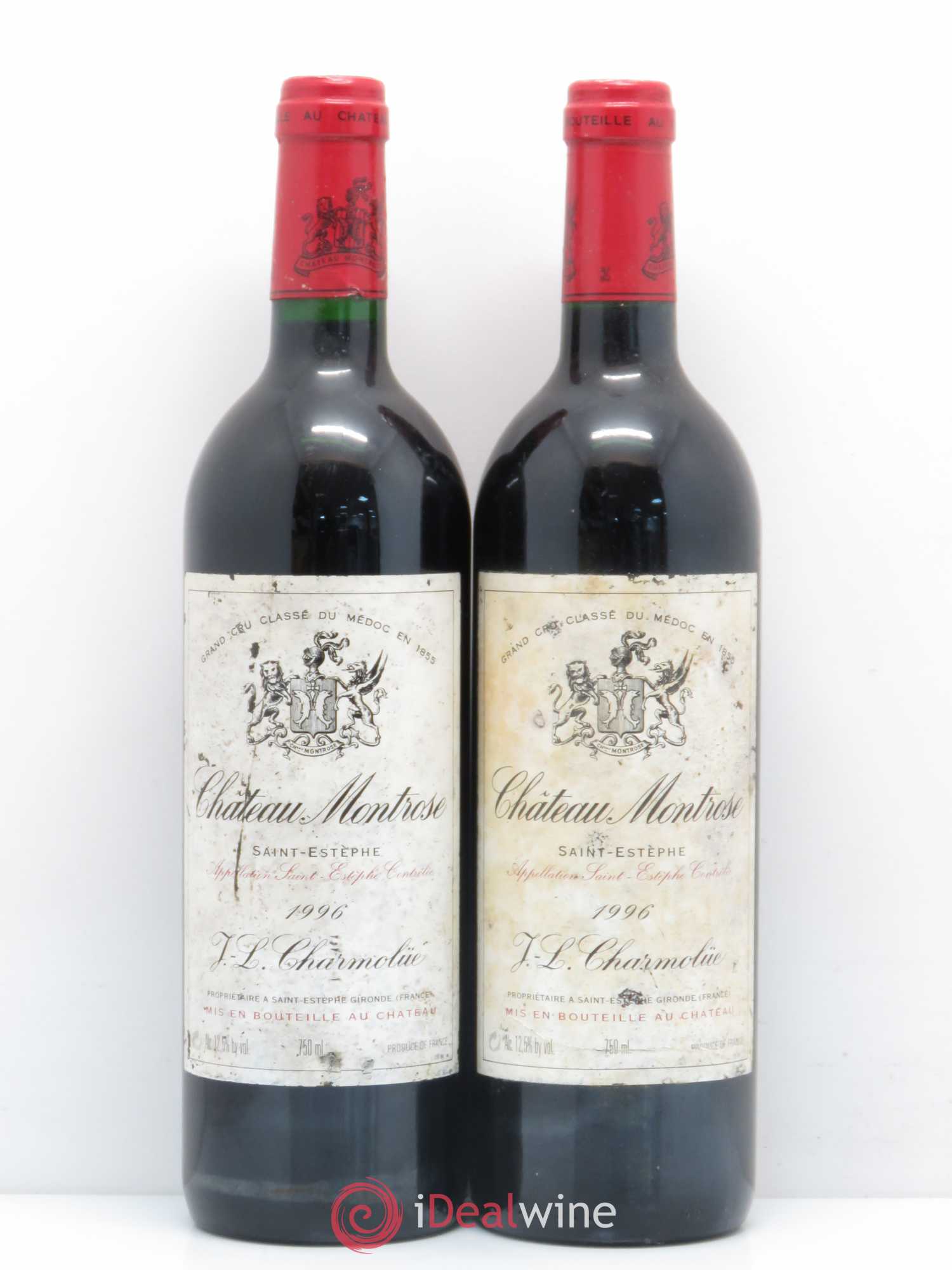 Château Montrose 2ème Grand Cru Classé 1996 - Lot de 2 bouteilles - 0