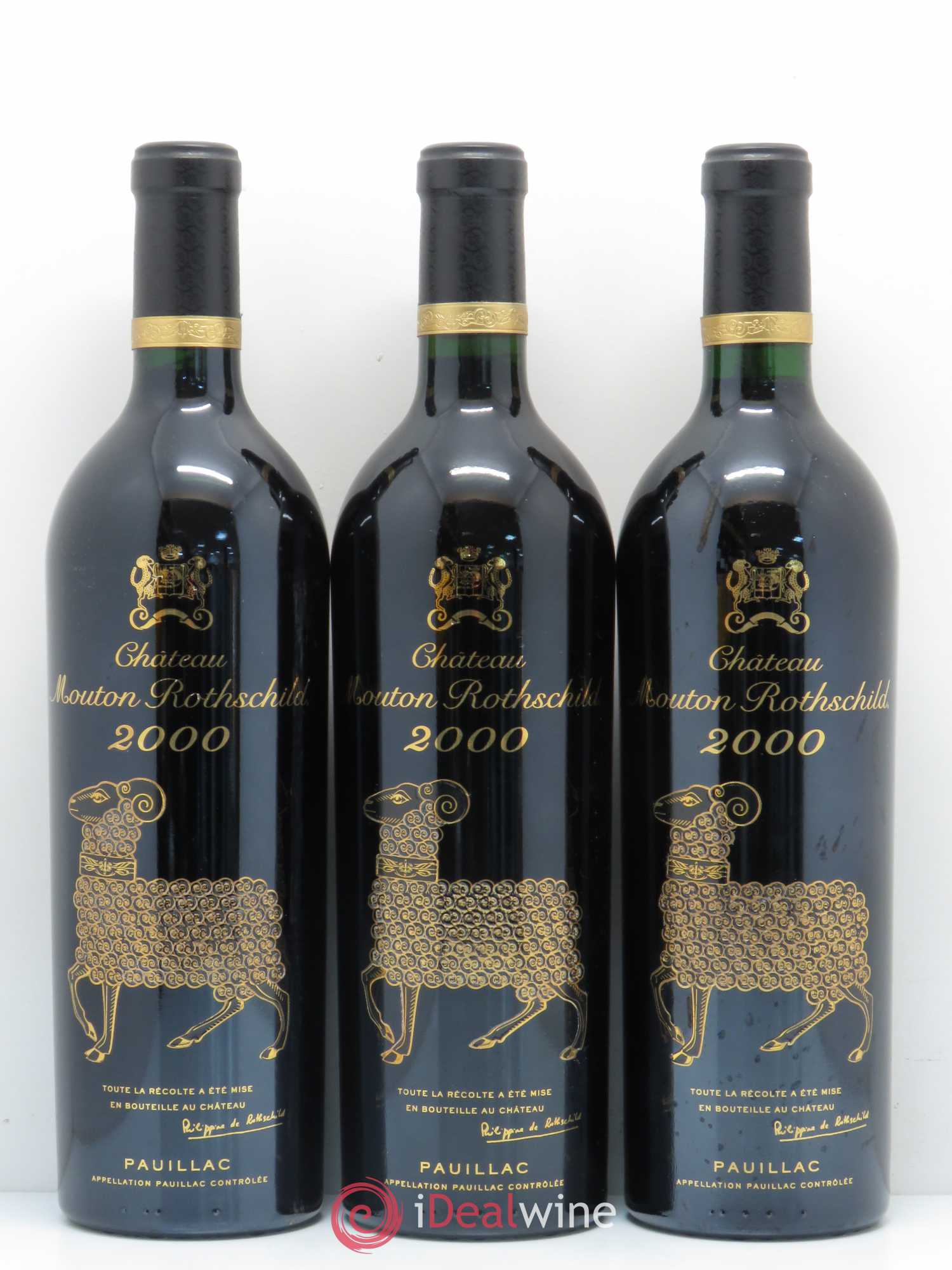 Château Mouton Rothschild 1er Grand Cru Classé 2000 - Lot de 12 bouteilles - 3
