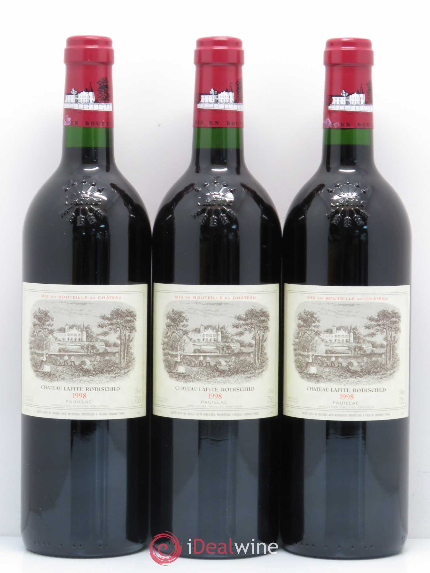 Château Lafite Rothschild 1er Grand Cru Classé 1998 - Lot de 12 bouteilles - 3
