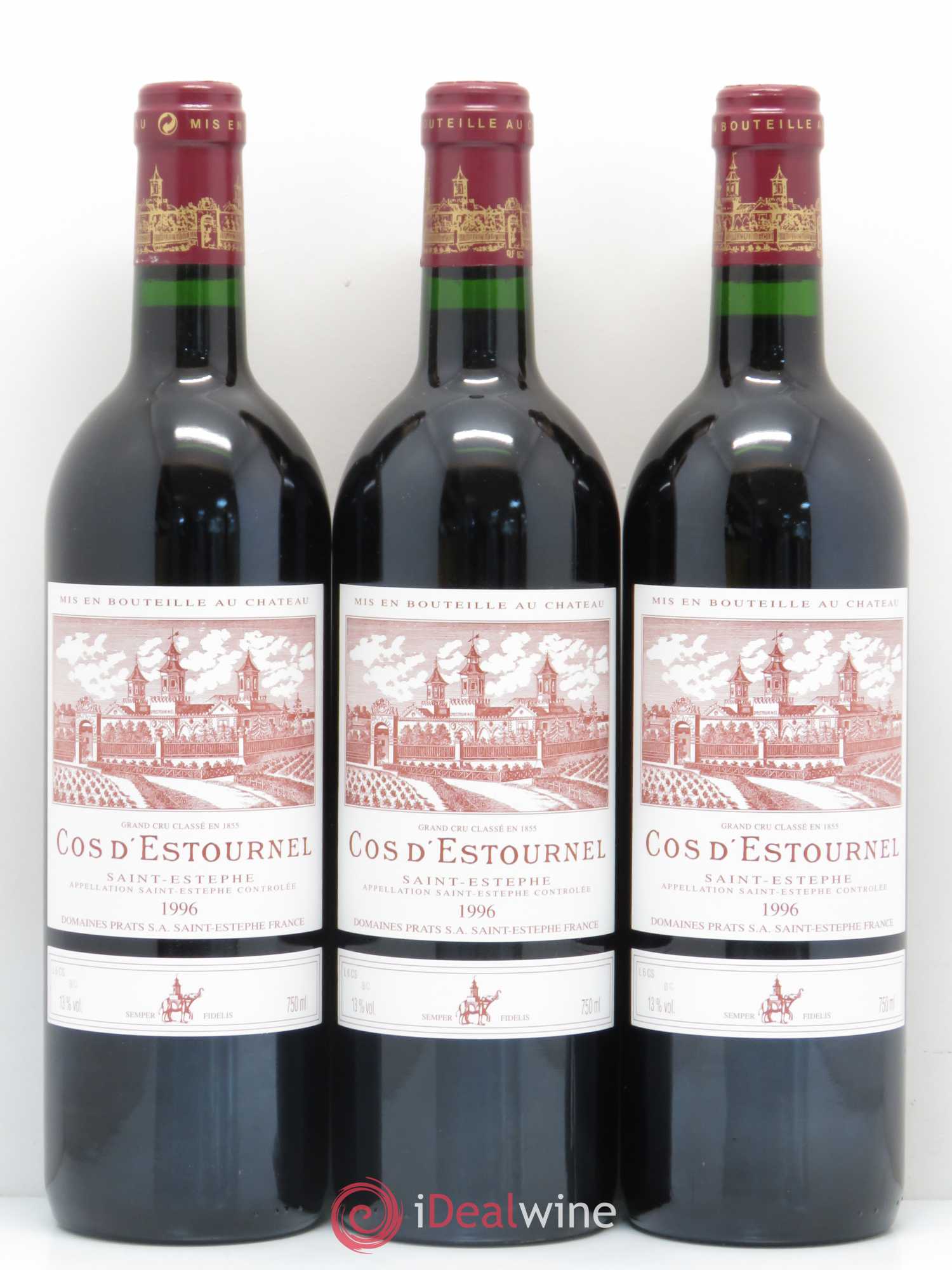 Cos d'Estournel 2ème Grand Cru Classé 1996 - Lot de 12 bouteilles - 2