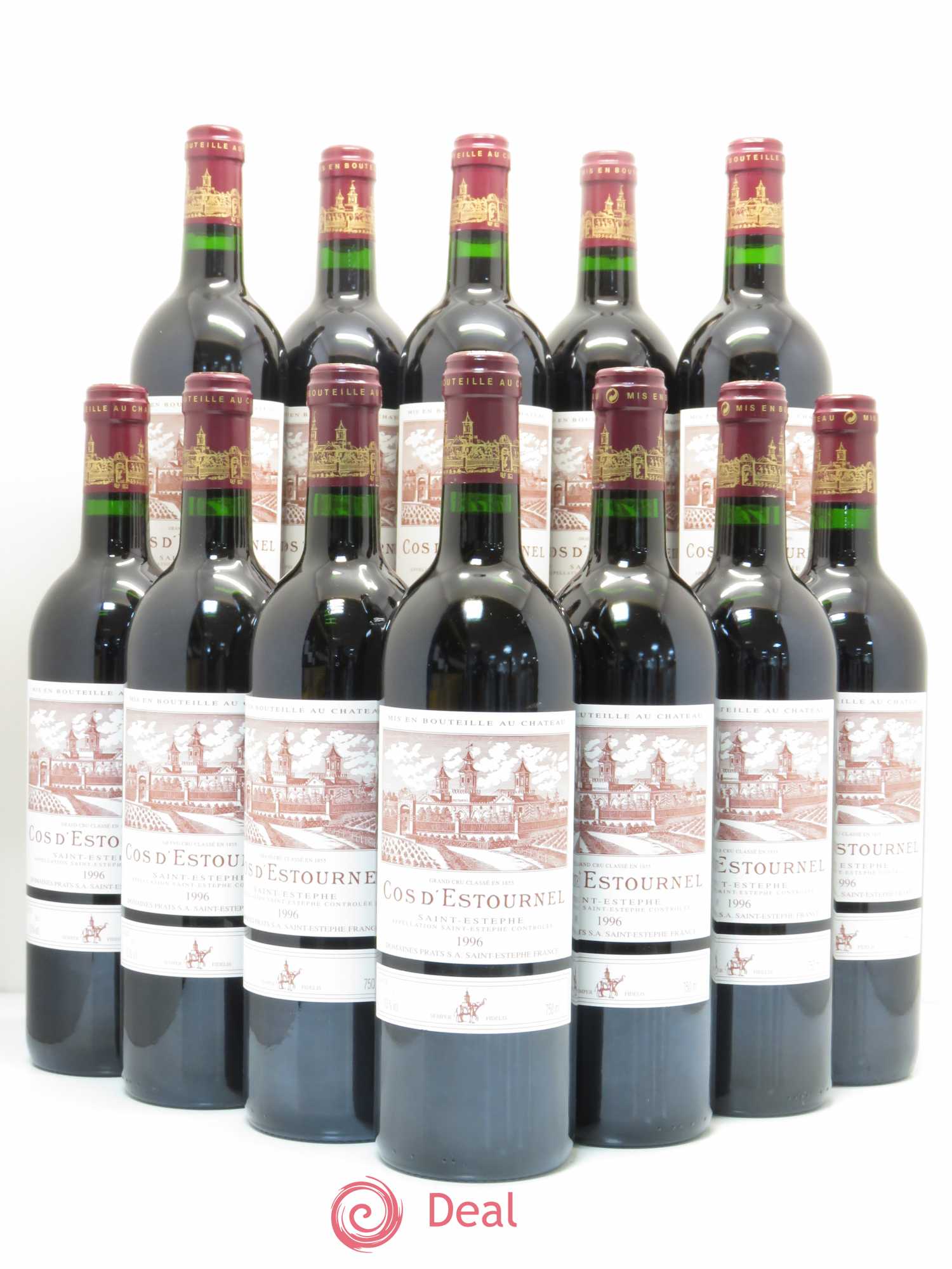 Cos d'Estournel 2ème Grand Cru Classé 1996 - Lot de 12 bouteilles - 0