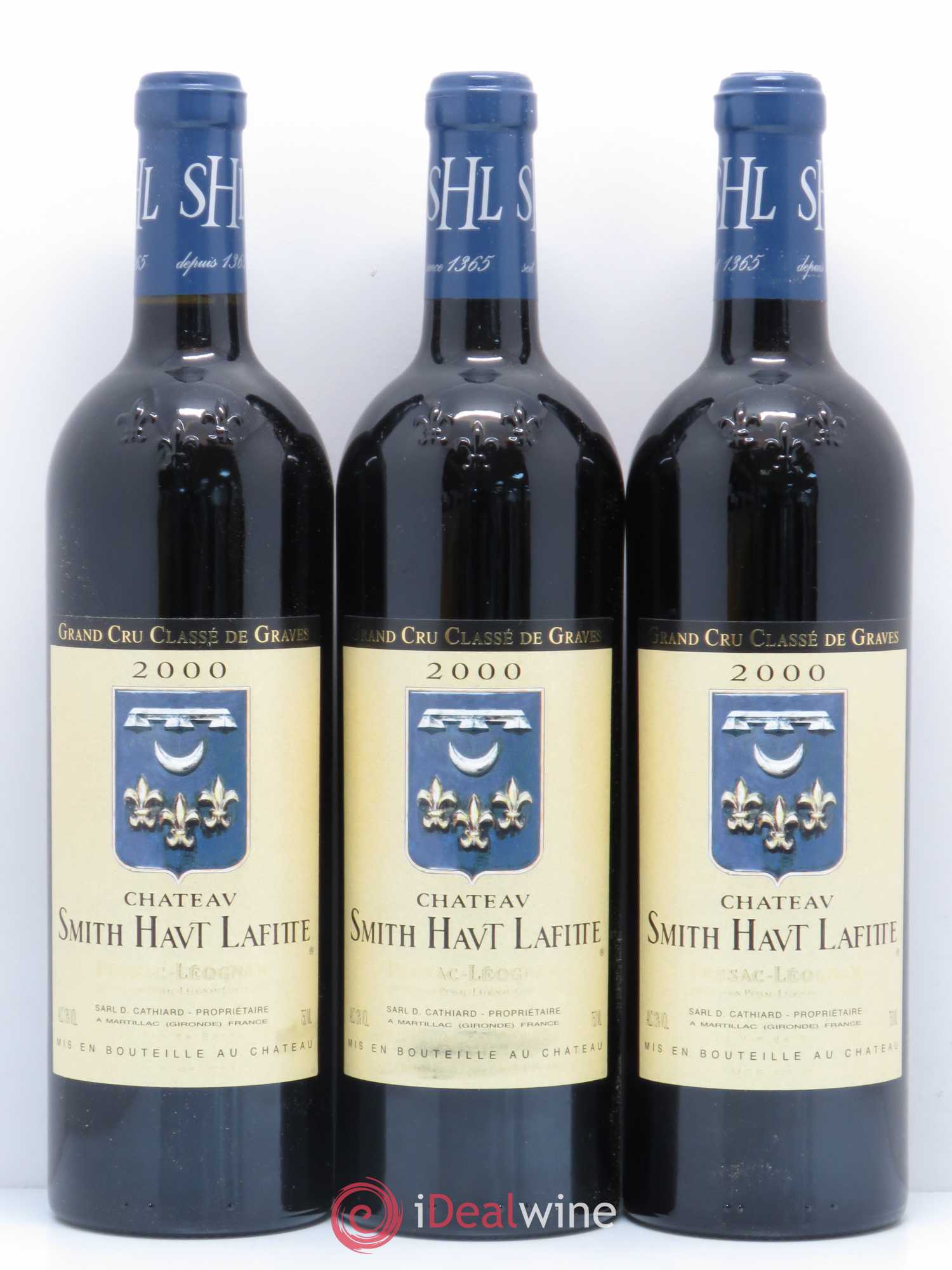 Château Smith Haut Lafitte Cru Classé de Graves 2000 - Lot de 12 bouteilles - 1