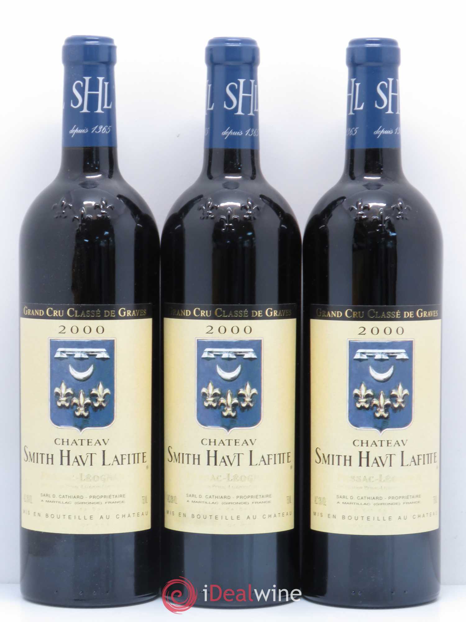 Château Smith Haut Lafitte Cru Classé de Graves 2000 - Lot de 12 bouteilles - 2