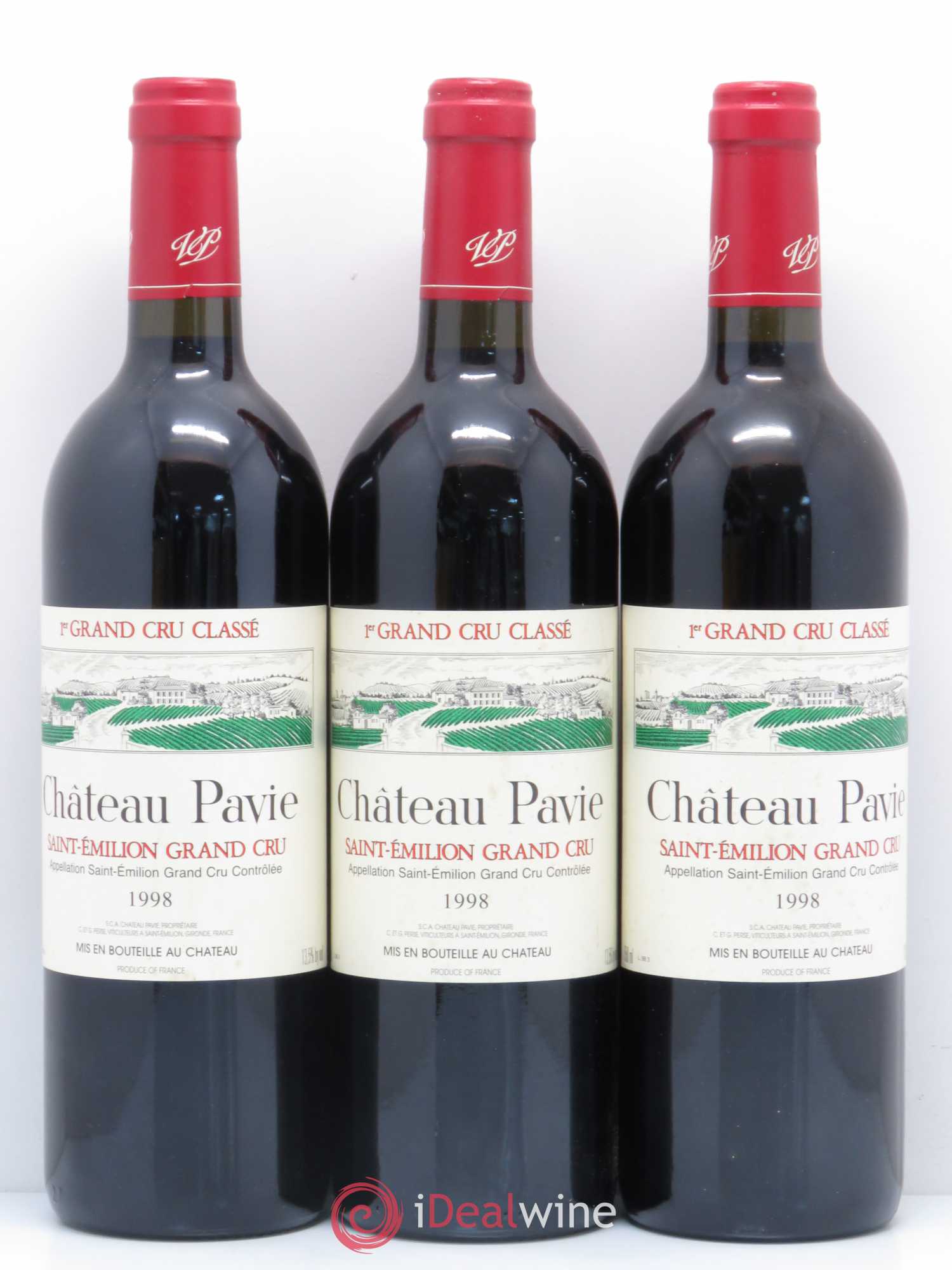 Château Pavie 1er Grand Cru Classé A 1998 - Lot de 6 bouteilles - 2