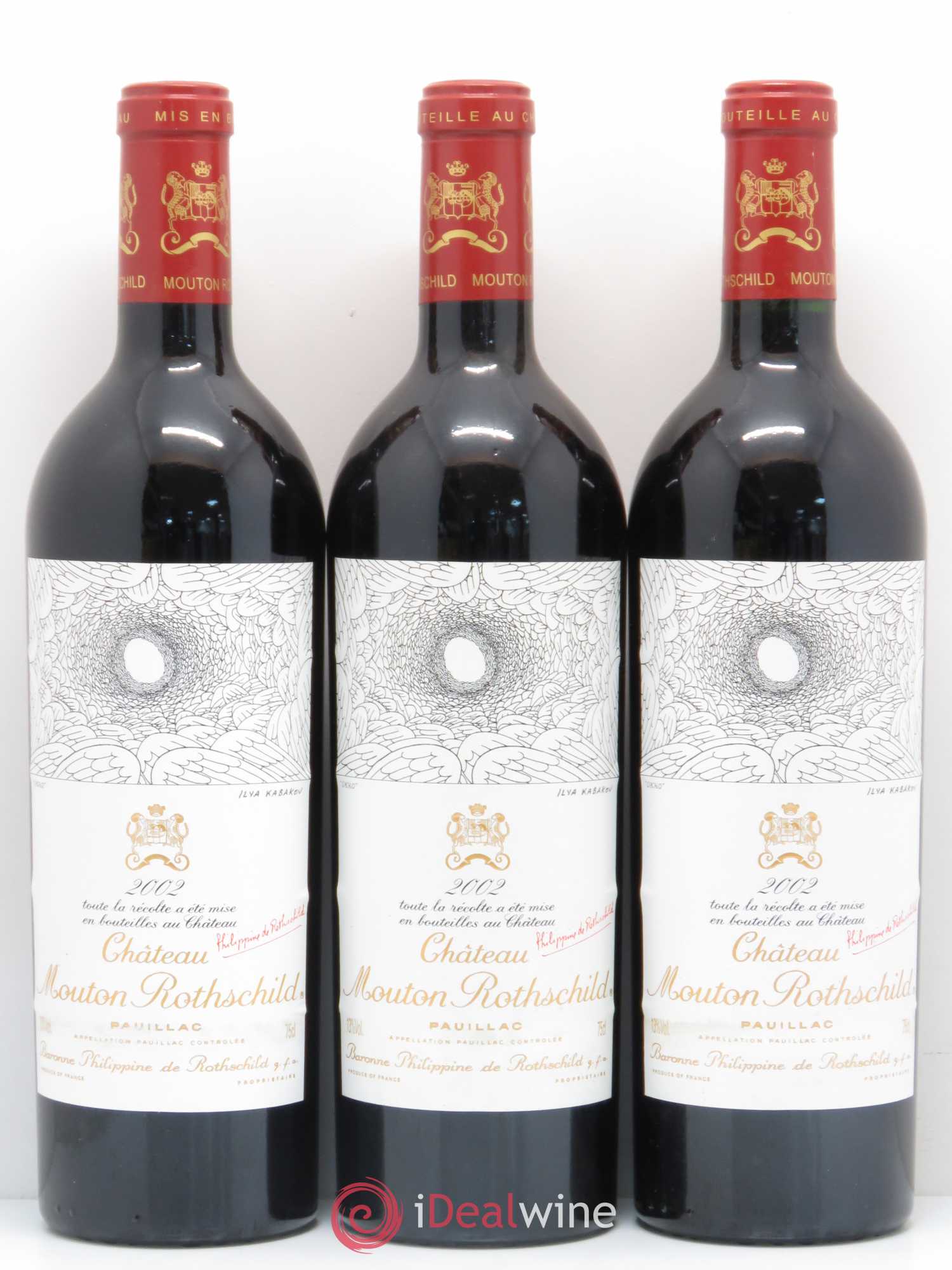Château Mouton Rothschild 1er Grand Cru Classé 2002 - Lot de 6 bouteilles - 3