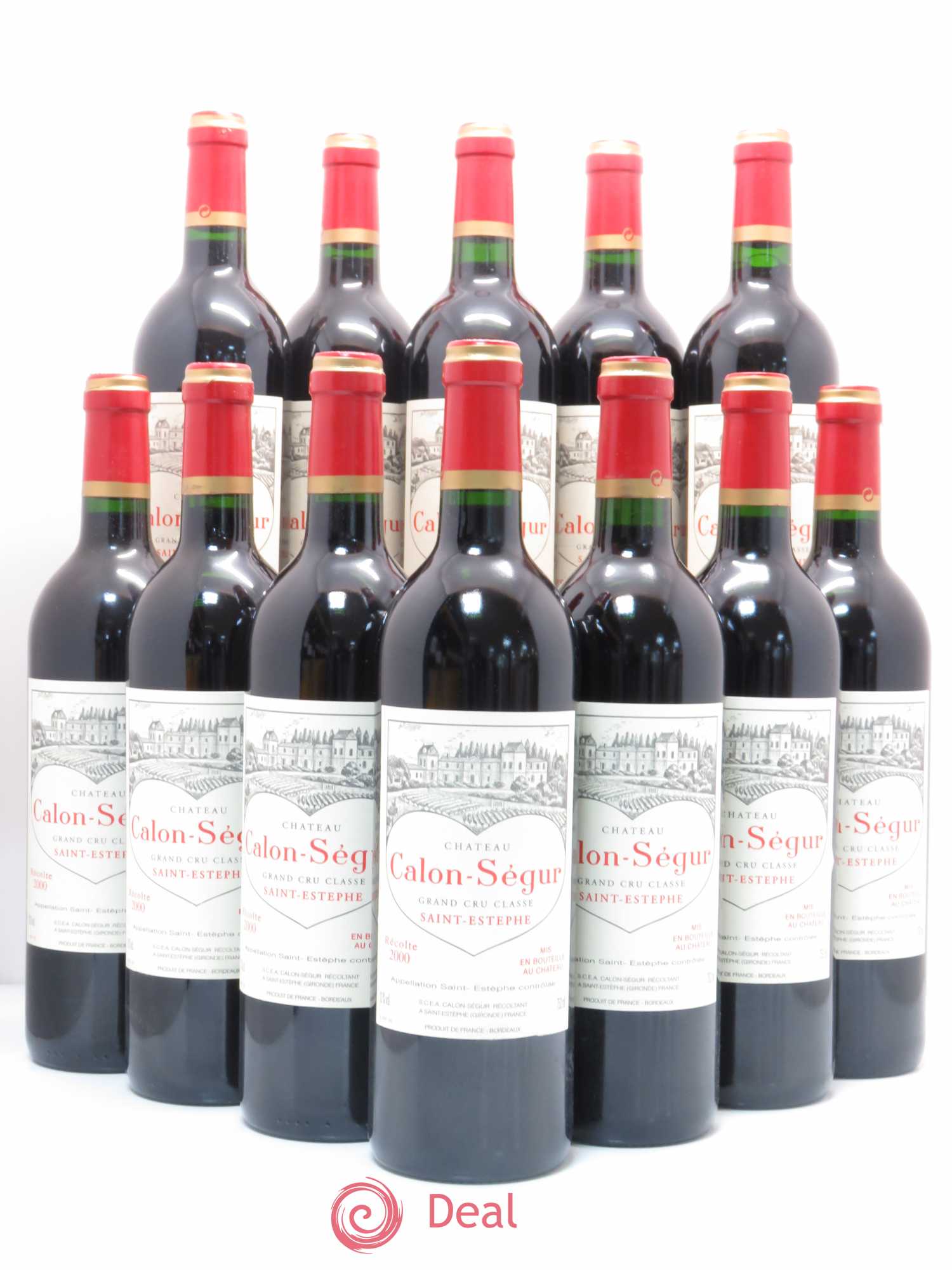 Château Calon Ségur 3ème Grand Cru Classé 2000 - Lot de 12 bouteilles - 0