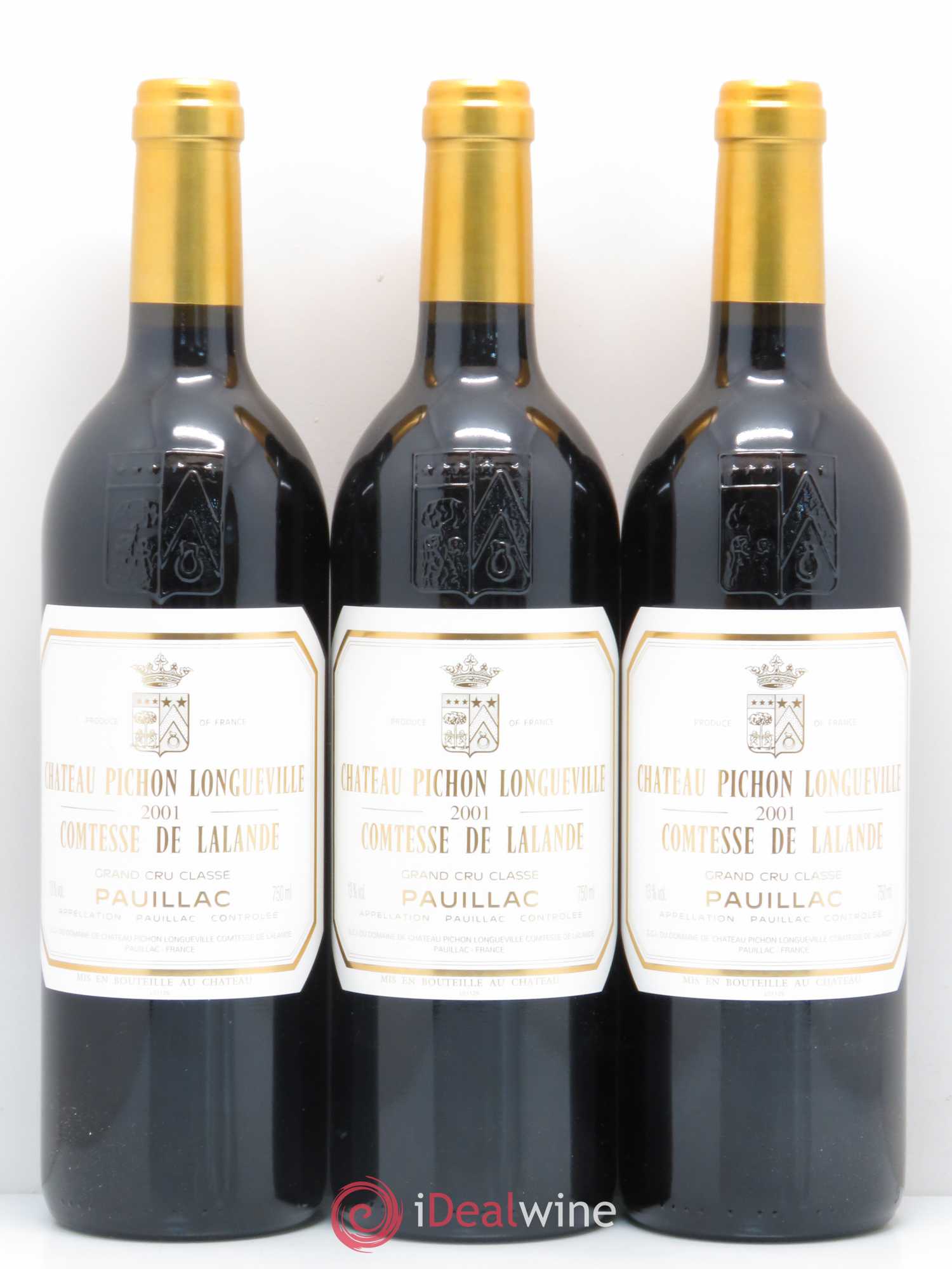 Château Pichon Longueville Comtesse de Lalande 2ème Grand Cru Classé 2001 - Lot de 6 bouteilles - 1