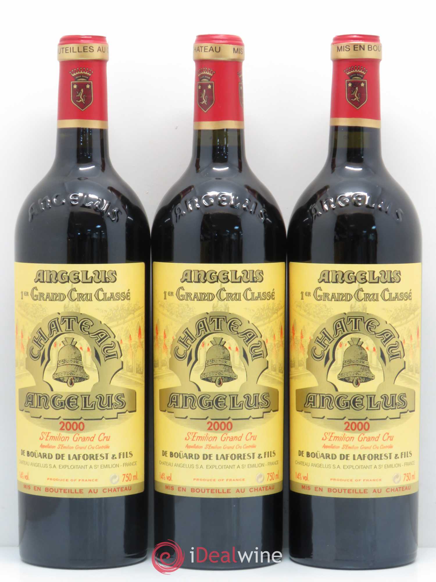 Château Angélus 1er Grand Cru Classé A 2000 - Lot de 6 bouteilles - 2