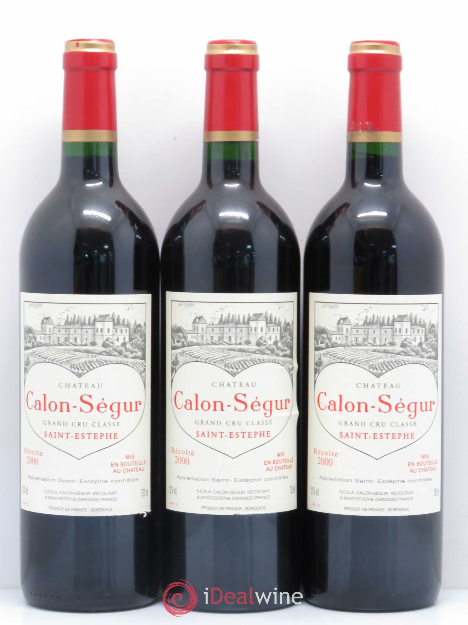 Château Calon Ségur 3ème Grand Cru Classé 2000 - Lot de 12 bouteilles - 4