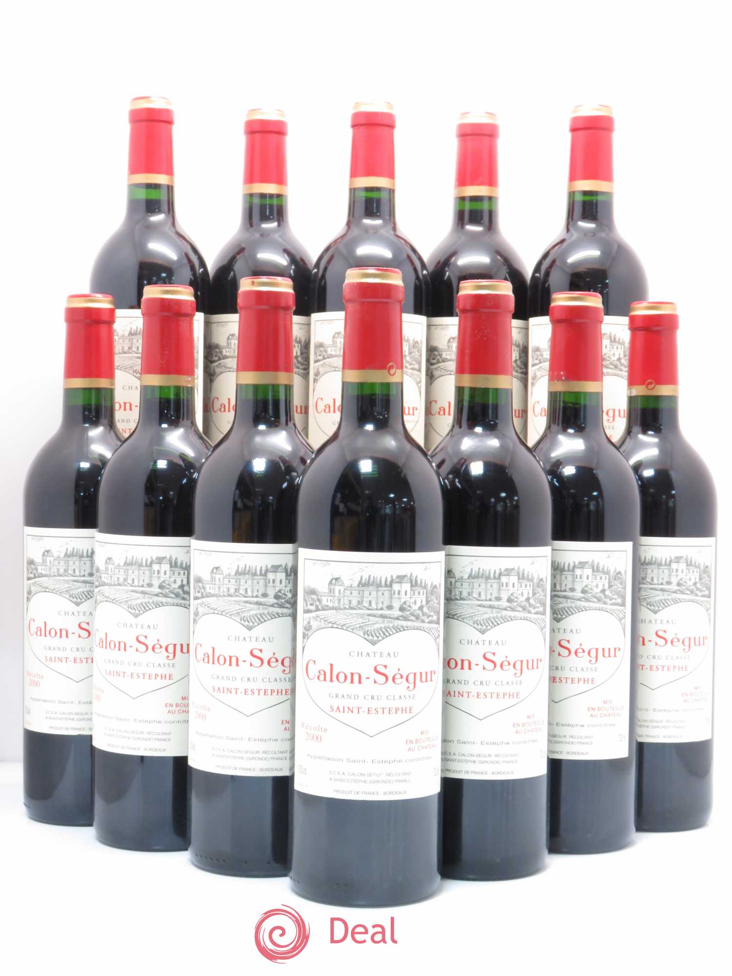 Château Calon Ségur 3ème Grand Cru Classé 2000 - Lot de 12 bouteilles - 0
