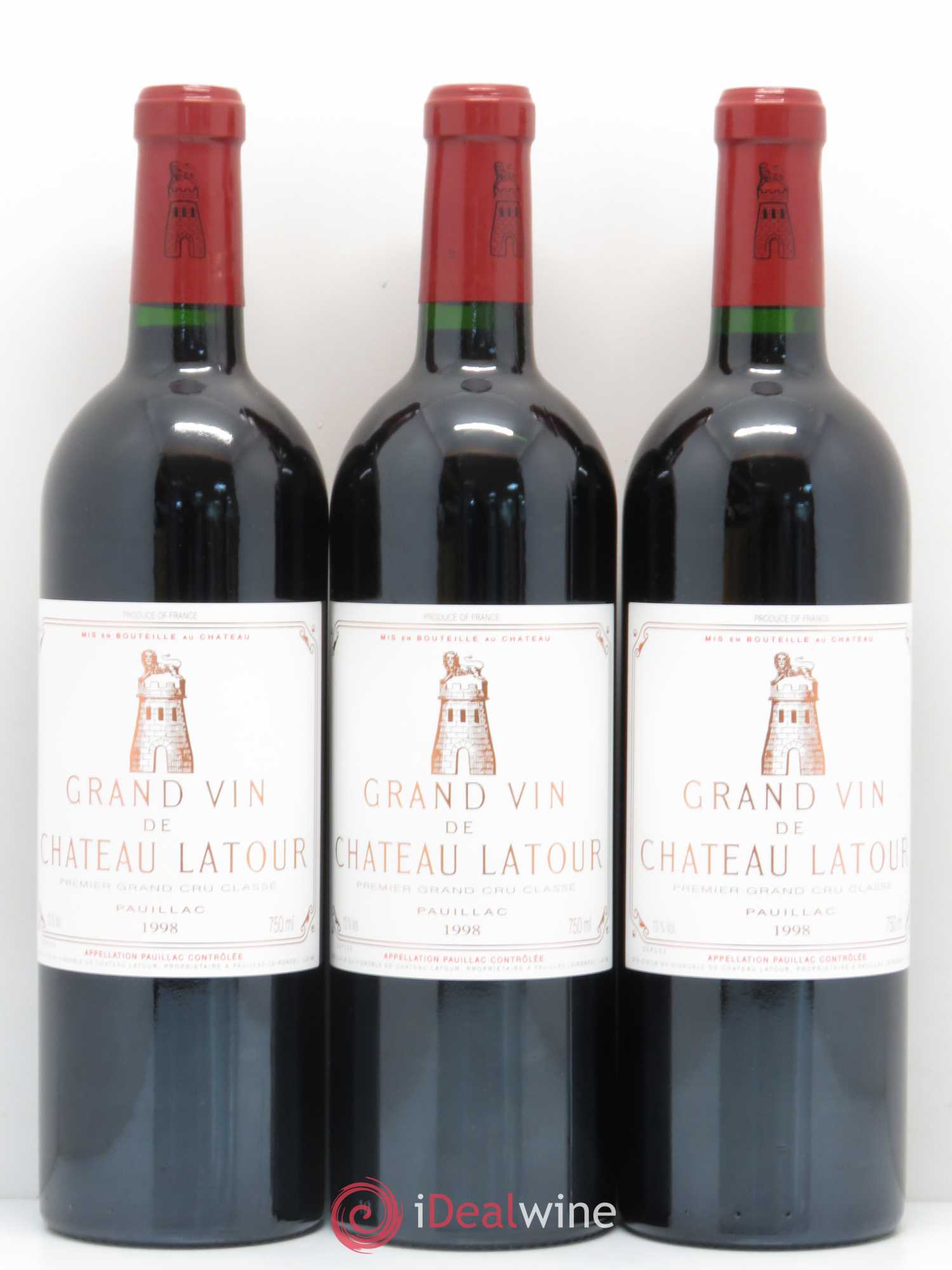 Château Latour 1er Grand Cru Classé 1998 - Lot de 12 bouteilles - 5