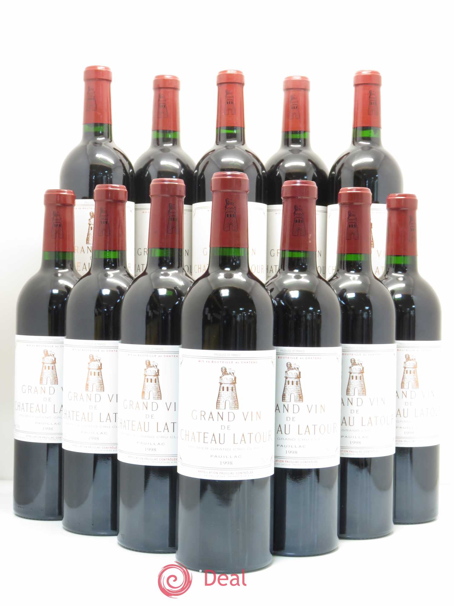 Château Latour 1er Grand Cru Classé 1998 - Lot de 12 bouteilles - 0