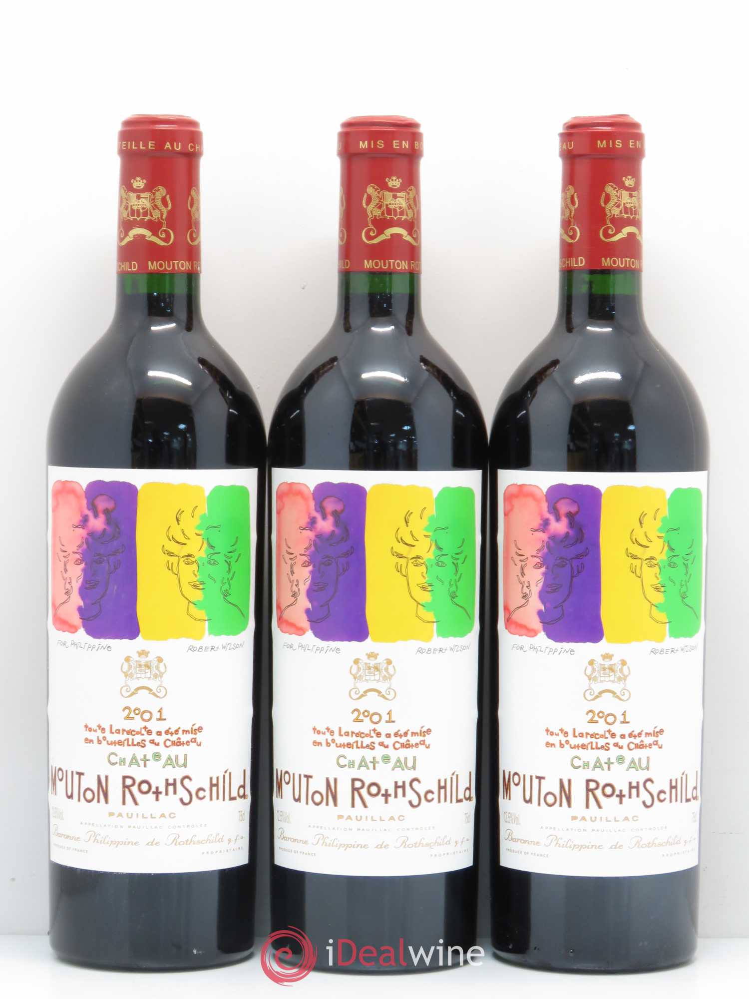 Château Mouton Rothschild 1er Grand Cru Classé 2001 - Lot de 12 bouteilles - 5