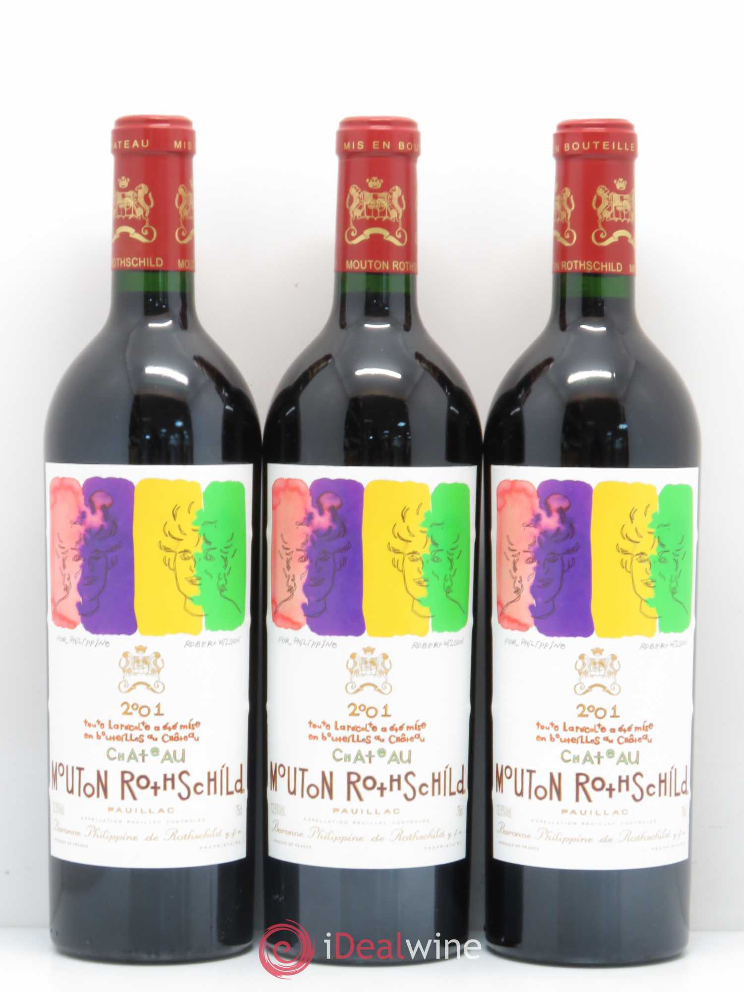 Château Mouton Rothschild 1er Grand Cru Classé 2001 - Lot de 12 bouteilles - 7