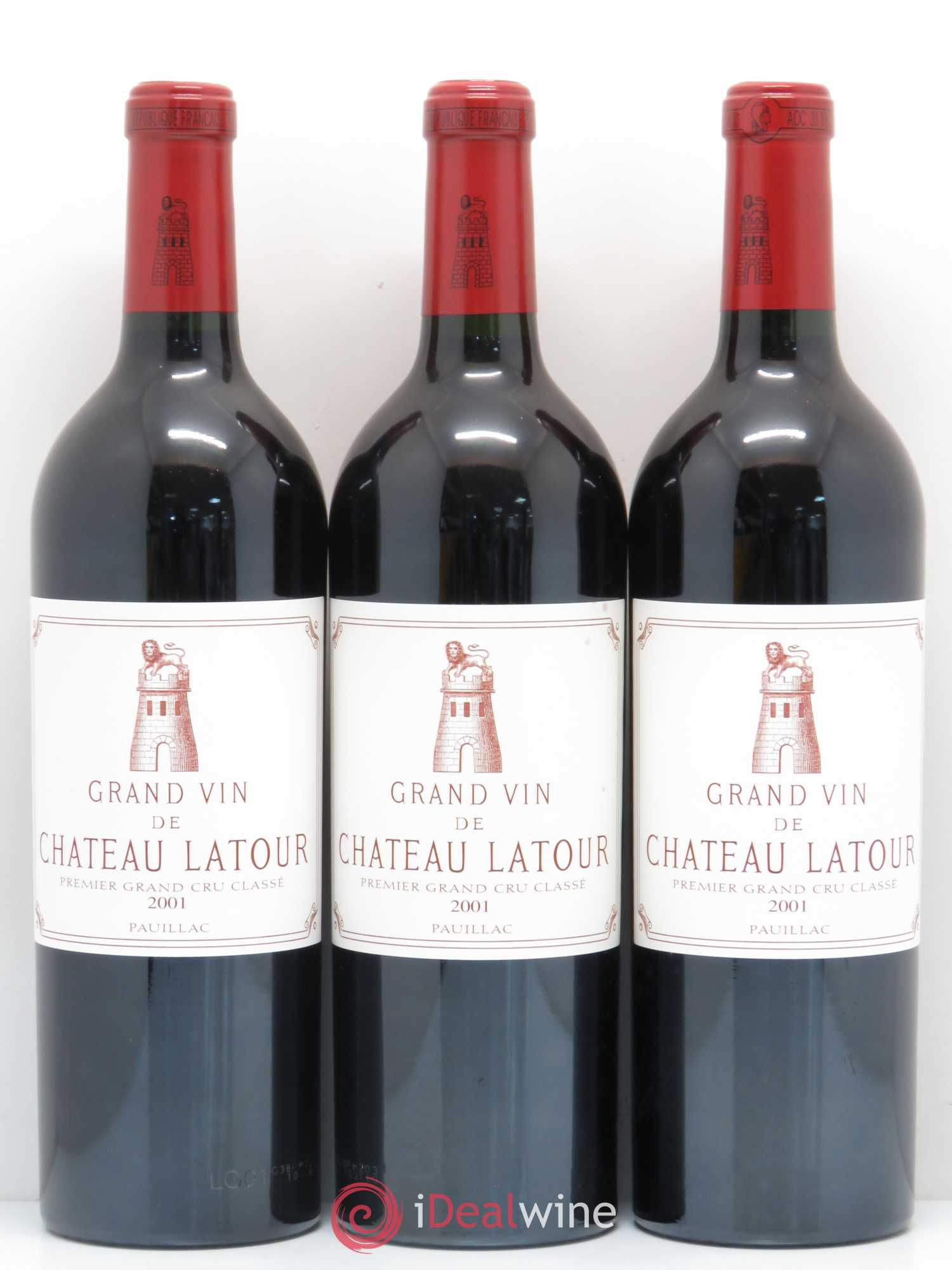 Château Latour 1er Grand Cru Classé 2001 - Lot de 6 bouteilles - 3