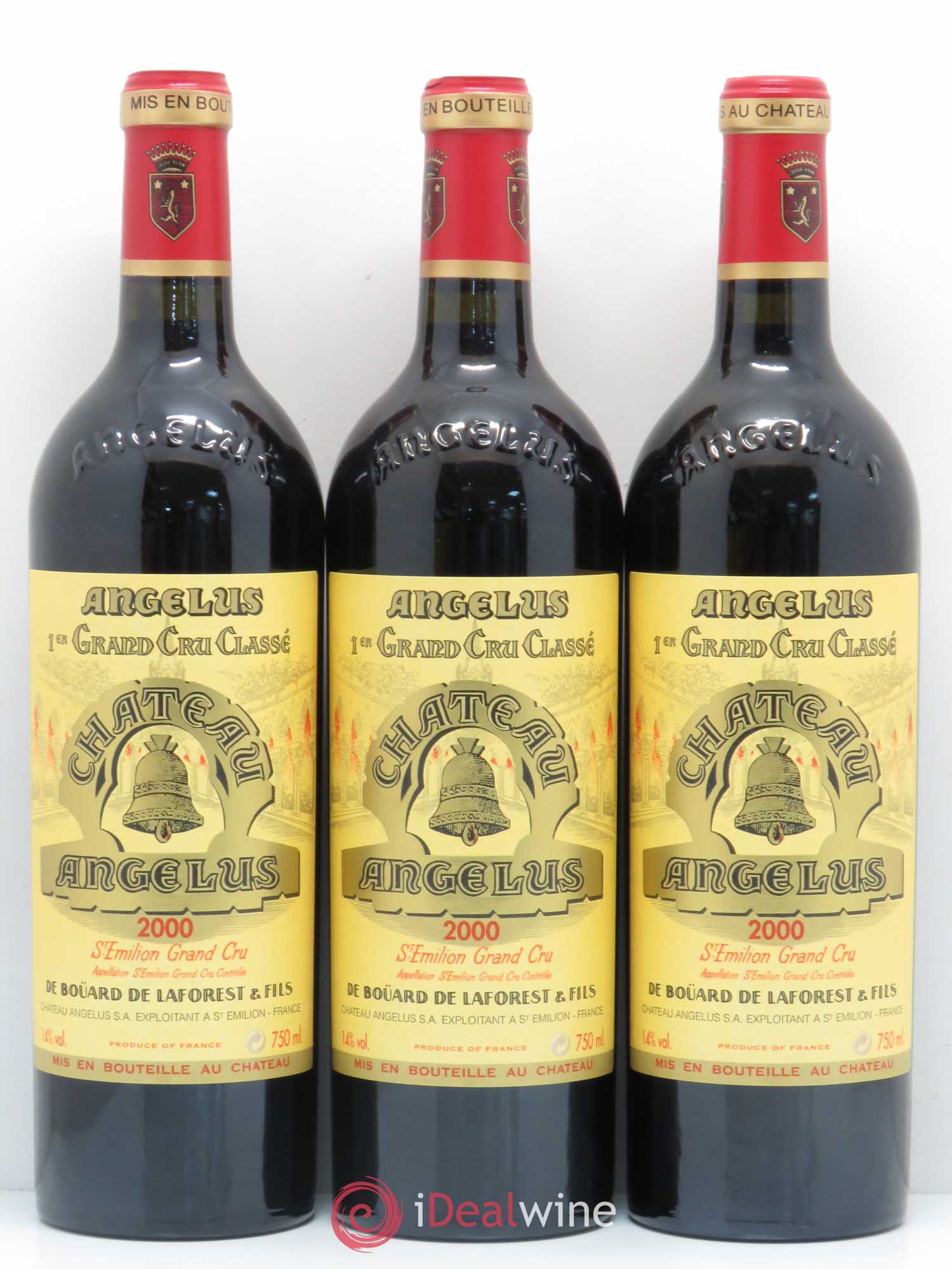 Château Angélus 1er Grand Cru Classé A 2000 - Lot de 6 bouteilles - 2